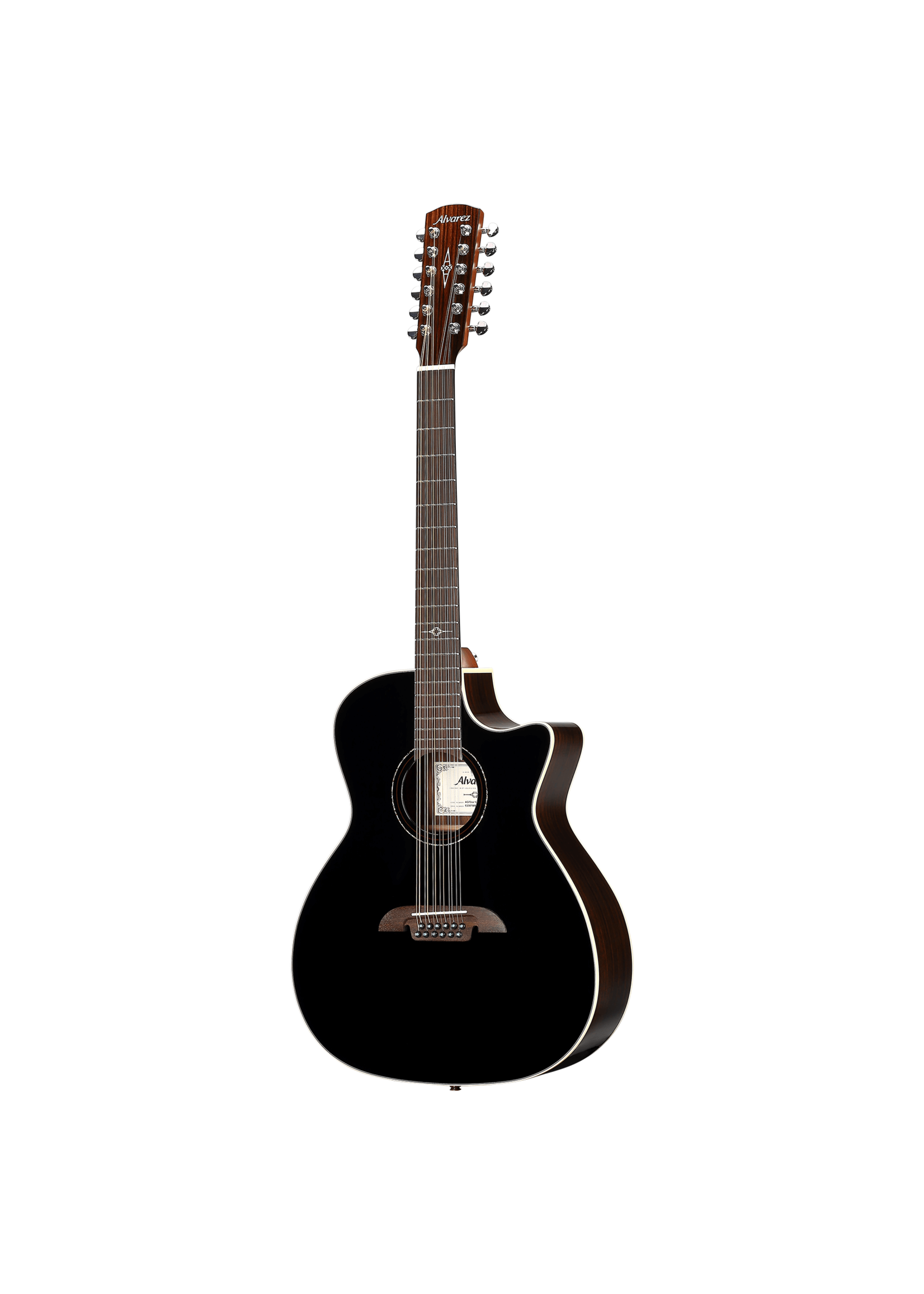 Alvarez Alvarez AG70ce 12 Artist Grand Auditorium Acoustic-Electric Guitar - Black