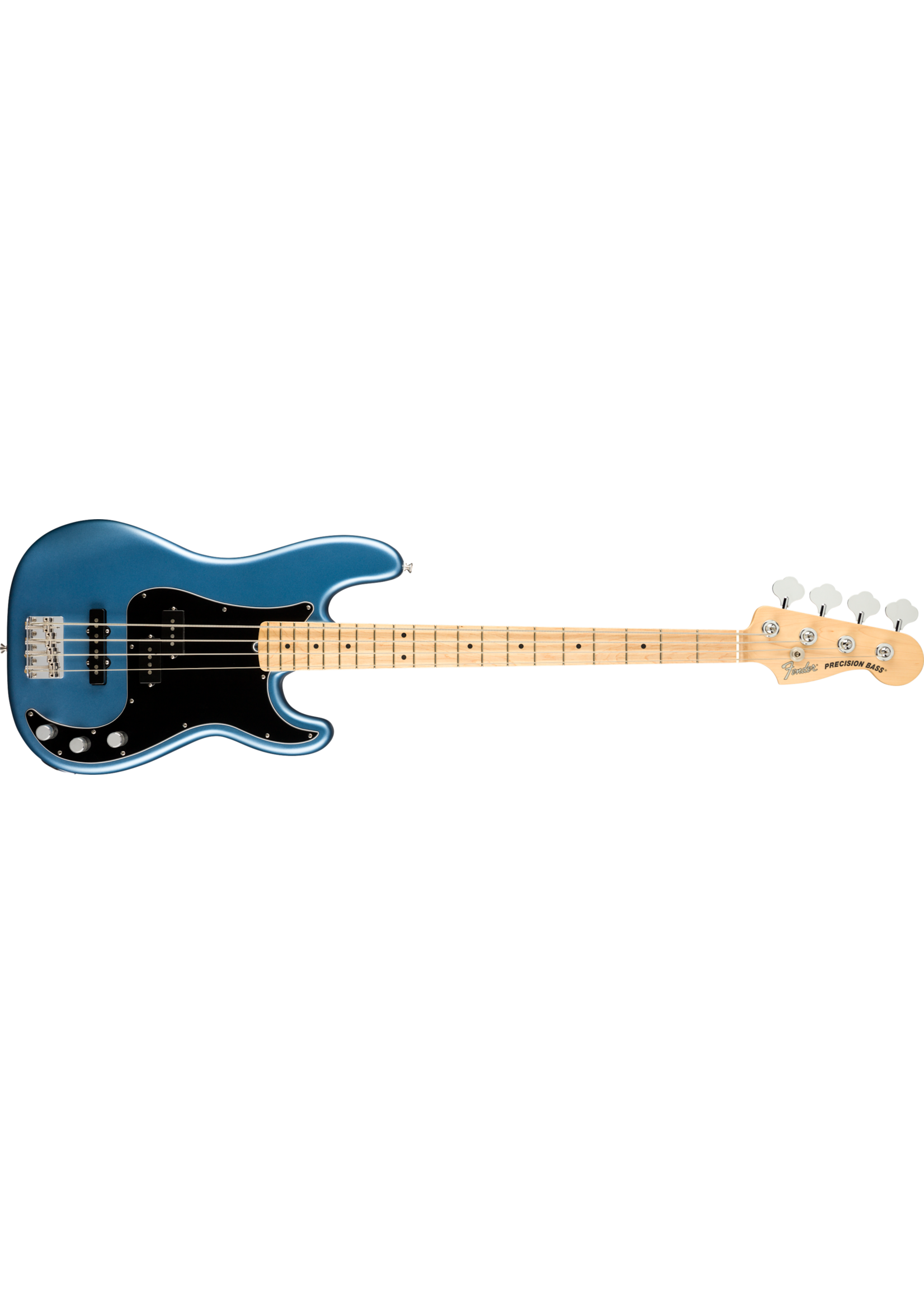 Fender Fender 0198602302 American Performer Precision Bass, Maple Fingerboard, Satin Lake Placid Blue