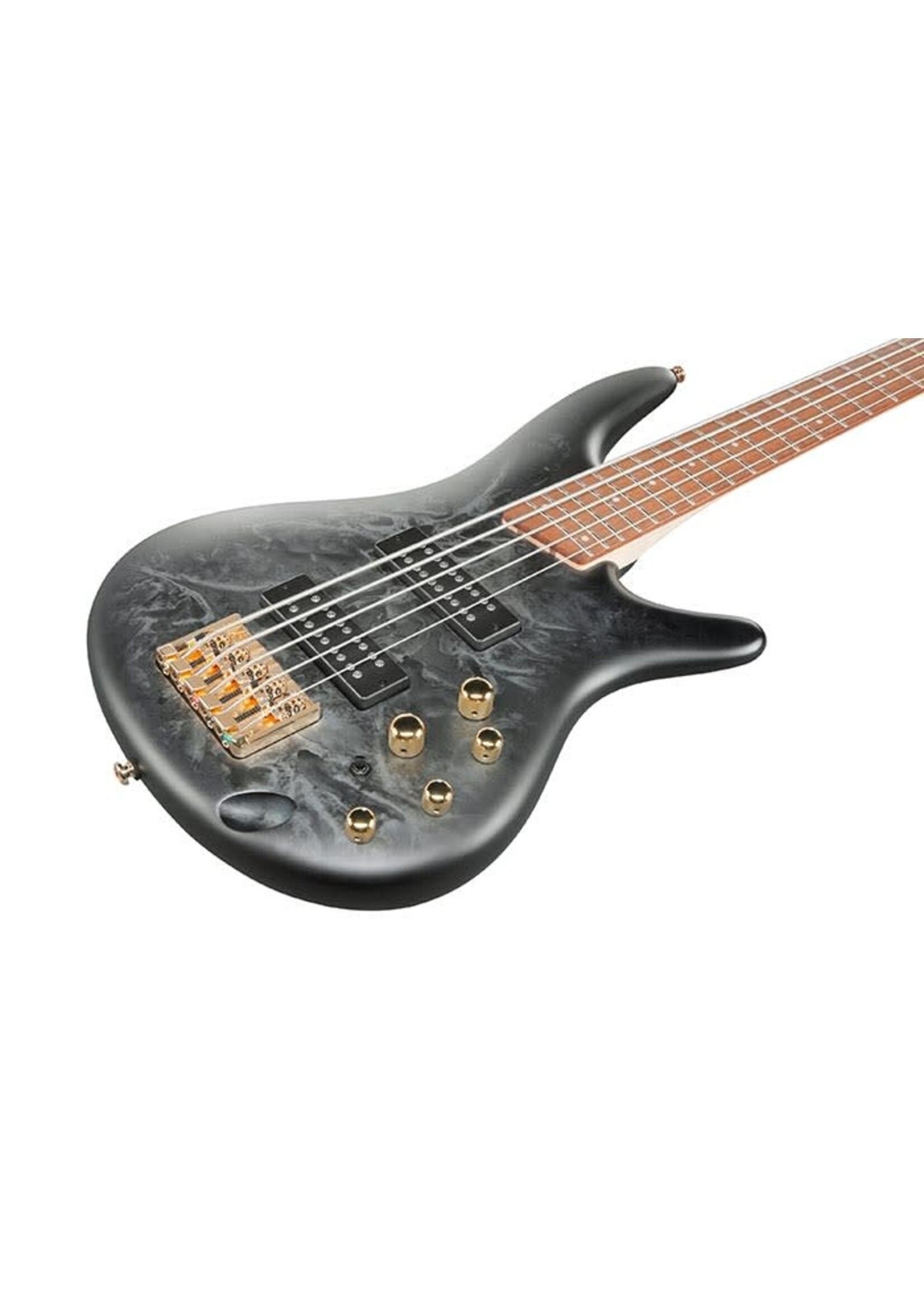 Ibanez Ibanez SR305EDXBZM 5 String Bass Guitar, Black Ice Frozen Matte