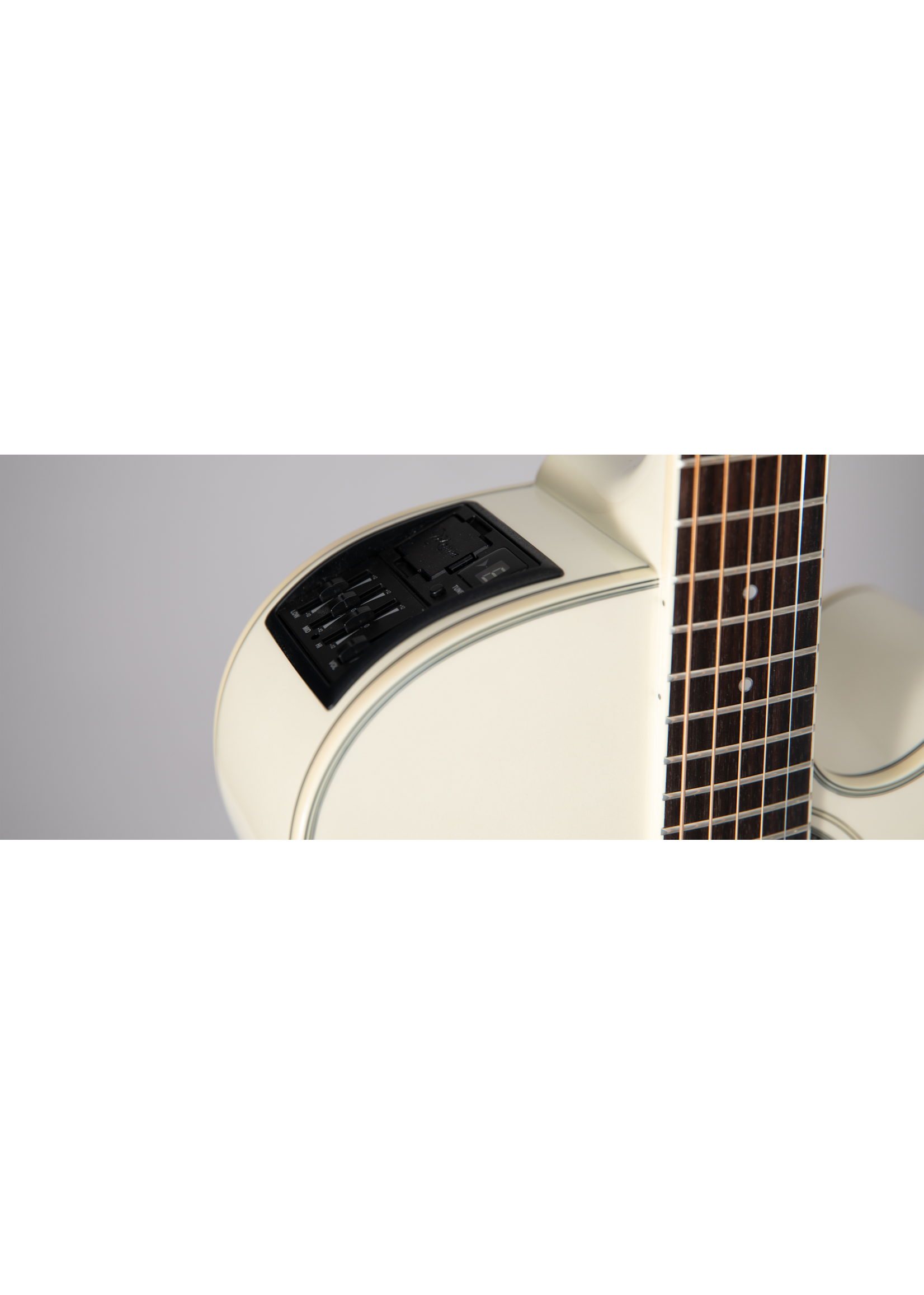 Takamine Takamine GN37CE PW NEX Cutaway Acoustic-Electric Guitar, w/ Gig Bag, Pearl White