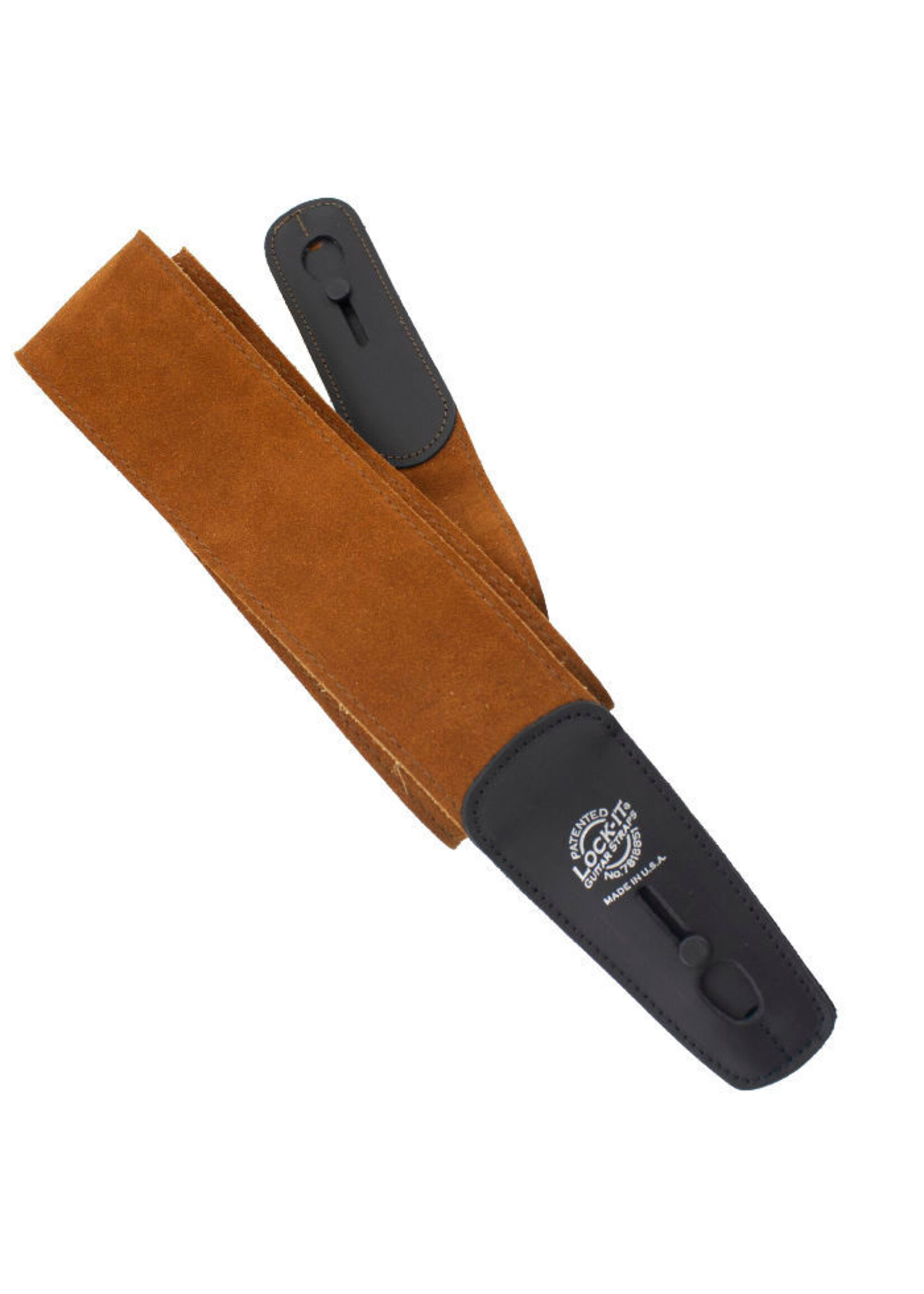 Lock-It Lock-It LIS-201S275-BRN 2.75" Deluxe Suede Brown