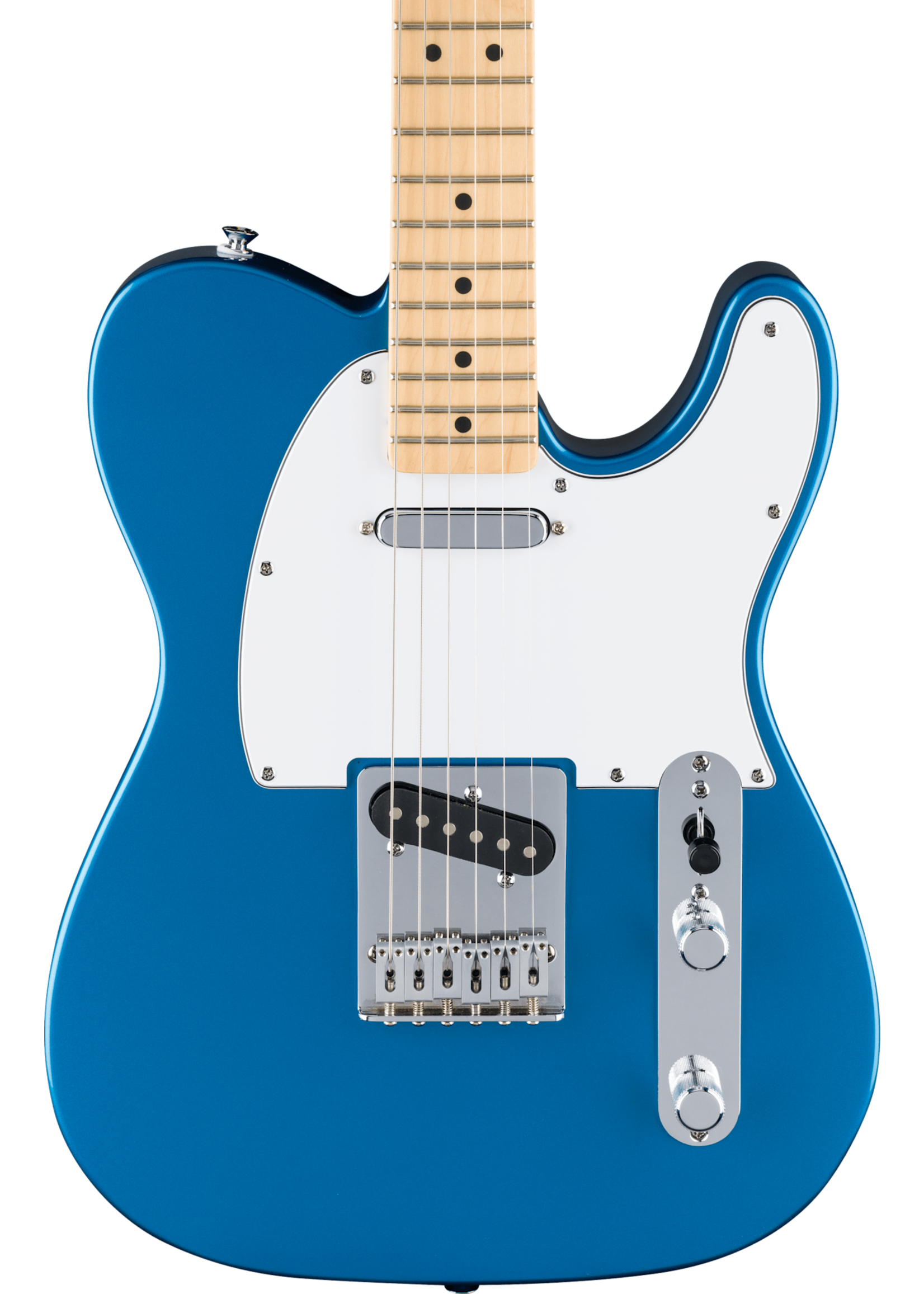 Fender Fender 0266020560 Standard Telecaster Maple Fingerboard White Pickguard,  Aqua Marine Metallic