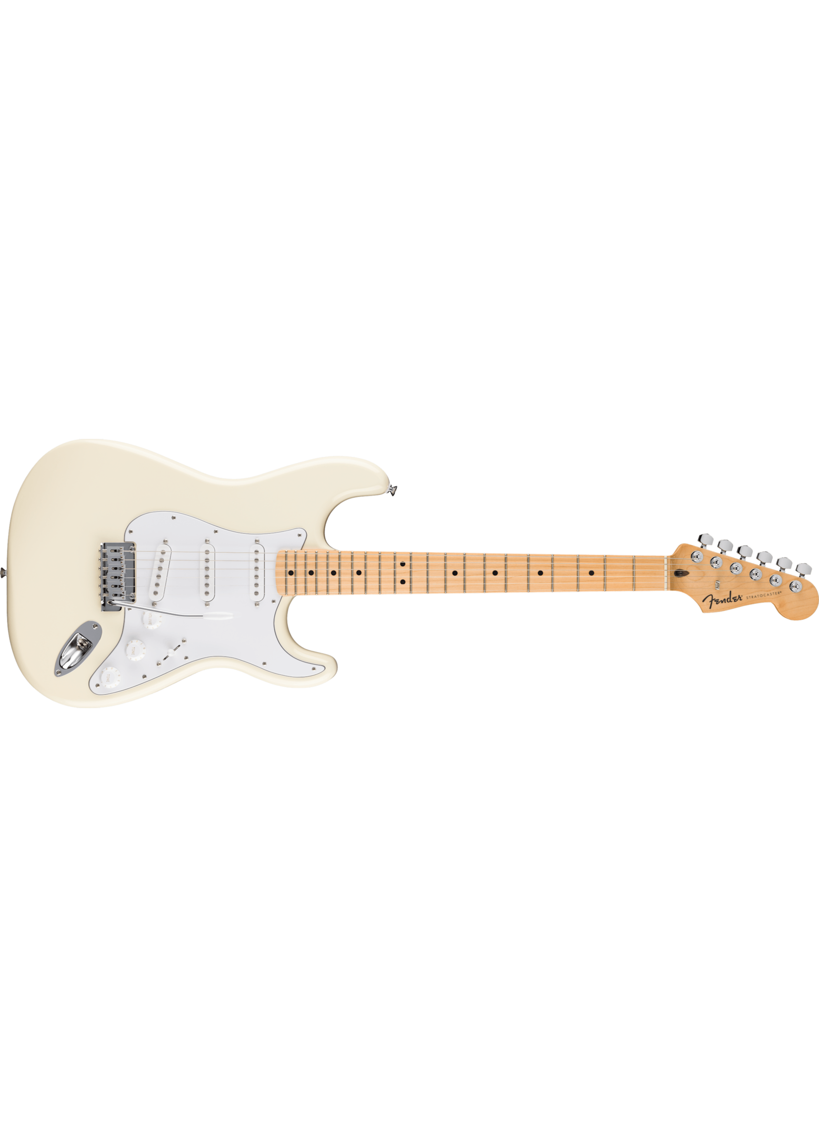 Fender Fender 0266220505 Standard Stratocaster Maple Fingerboard, Olympic White