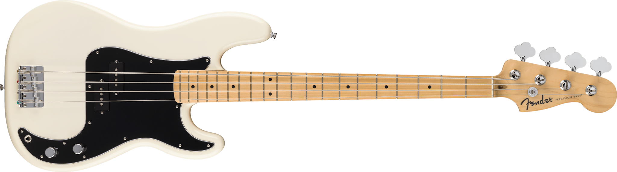 Fender 0266621505 Standard Precision Bass, Olympic White