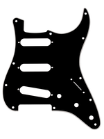 Fender Fender 0991359000 Fender Pickguard, Stratocaster® S/S/S, 11-Hole Mount, B/W/B, 3-Ply