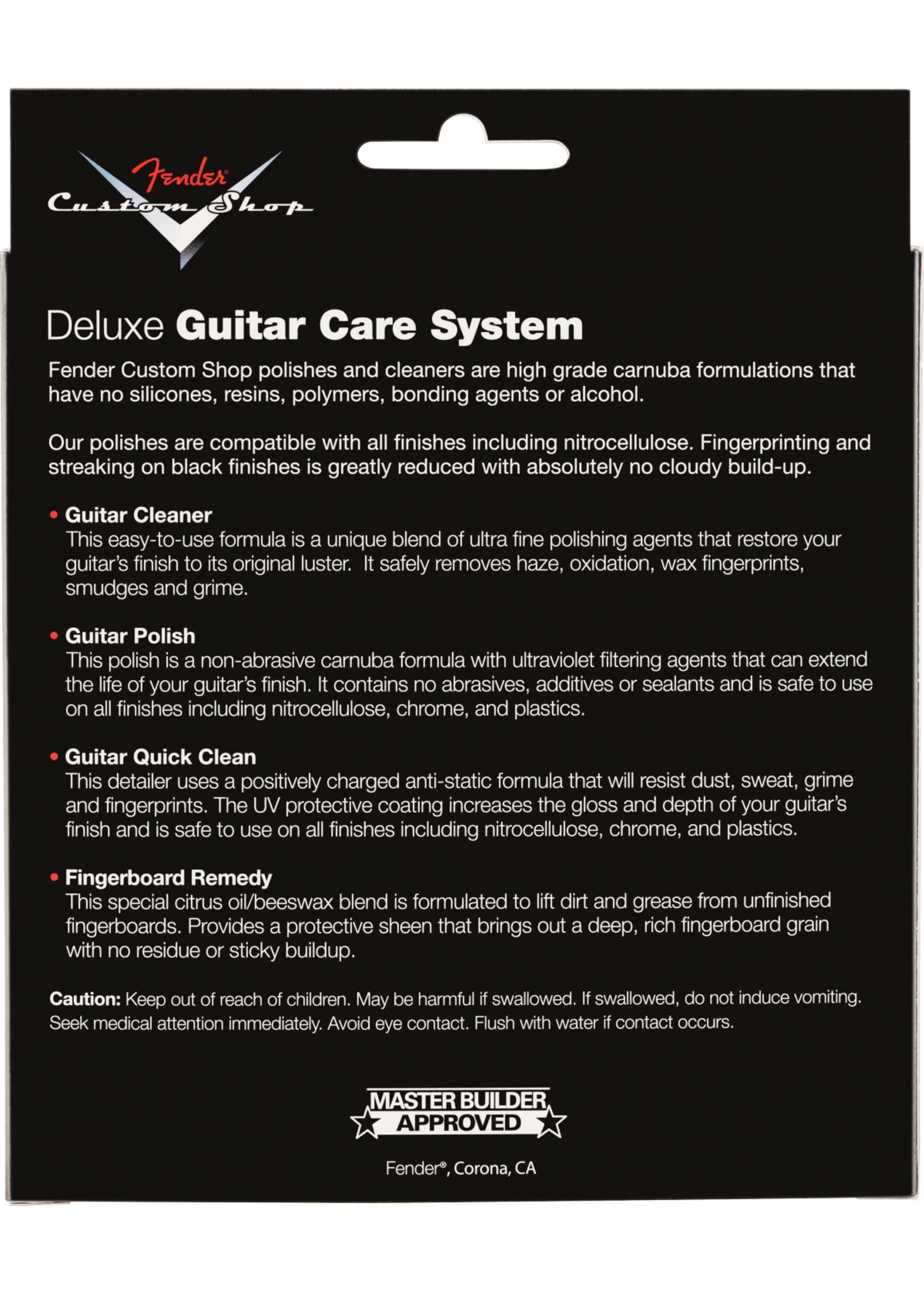 Fender Fender 0990539000 Custom Shop 4-Step Cleaning Kit (4 Pack)