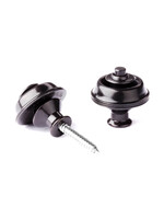 Dunlop Dunlop SLS1033BK Straplock Strap Retainer System Dual Design, Black