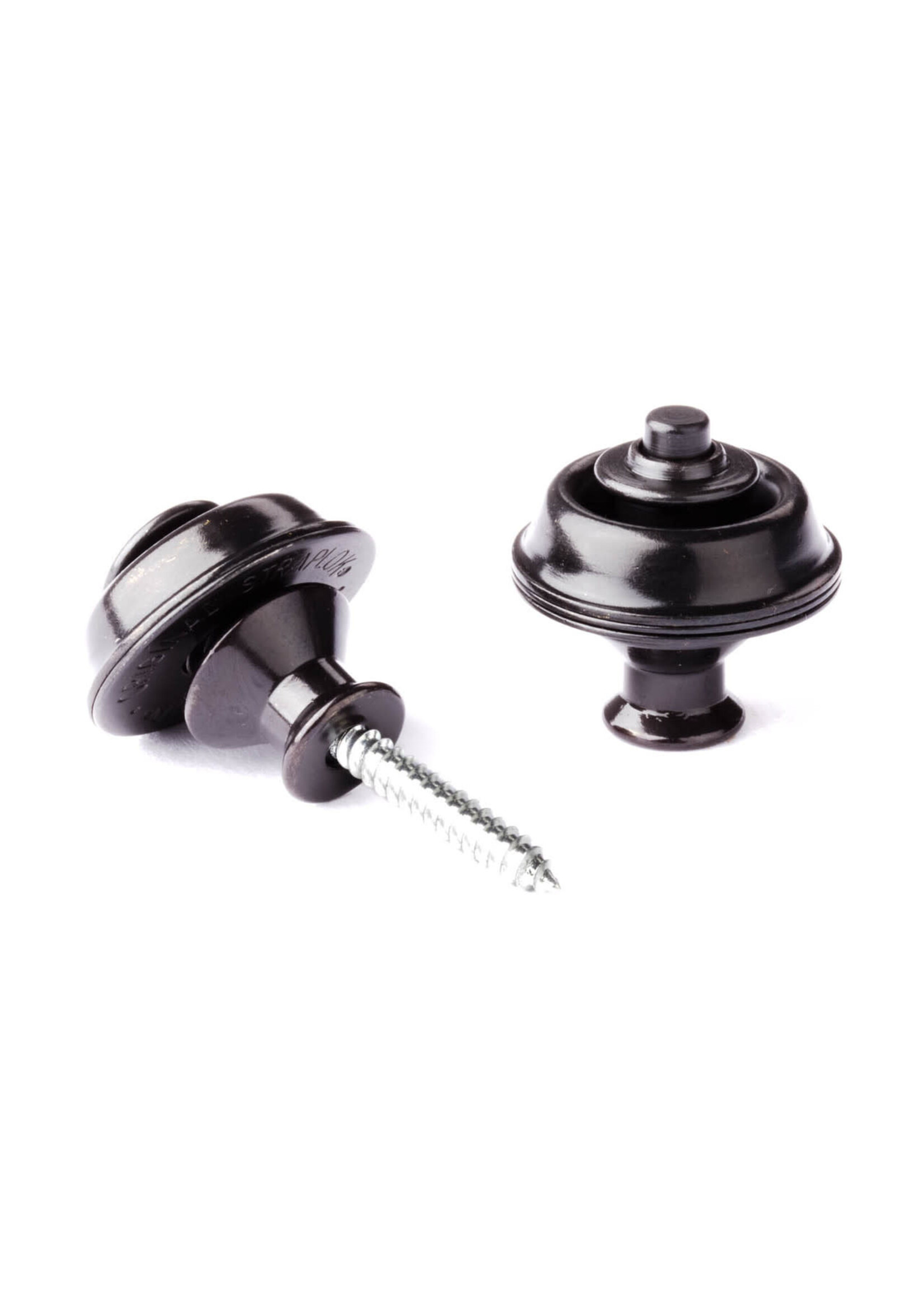 Dunlop Dunlop SLS1033BK Straplock Strap Retainer System Dual Design, Black