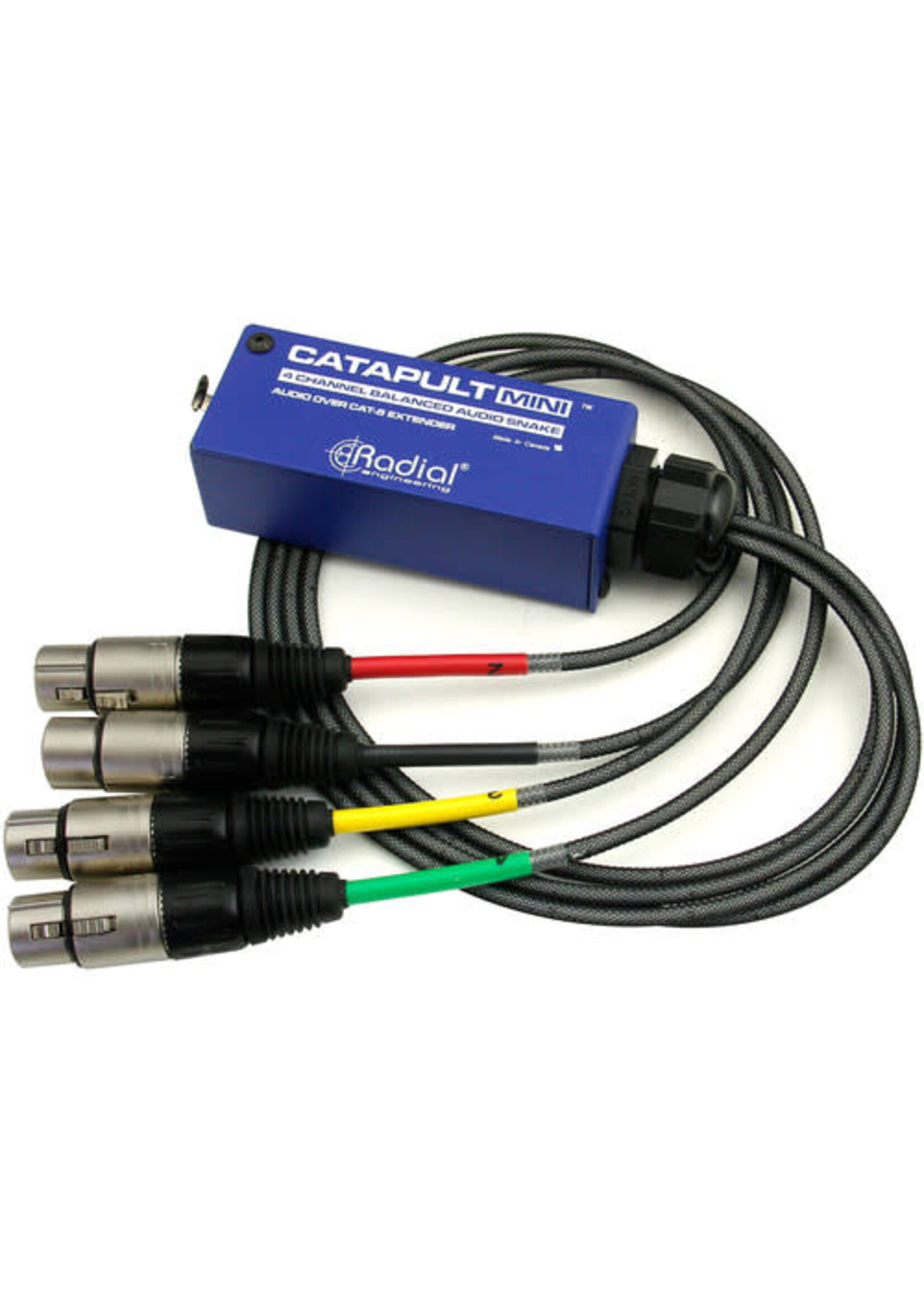 Radial engineering Radial Engineering Catapult Mini TX 4-Channel Cat 5 Audio Snake