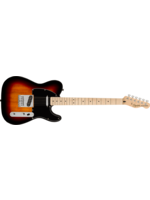 Squier Squier 0378203500 Affinity Series Telecaster, Maple Fingerboard, Black Pickguard, 3-Color Sunburst