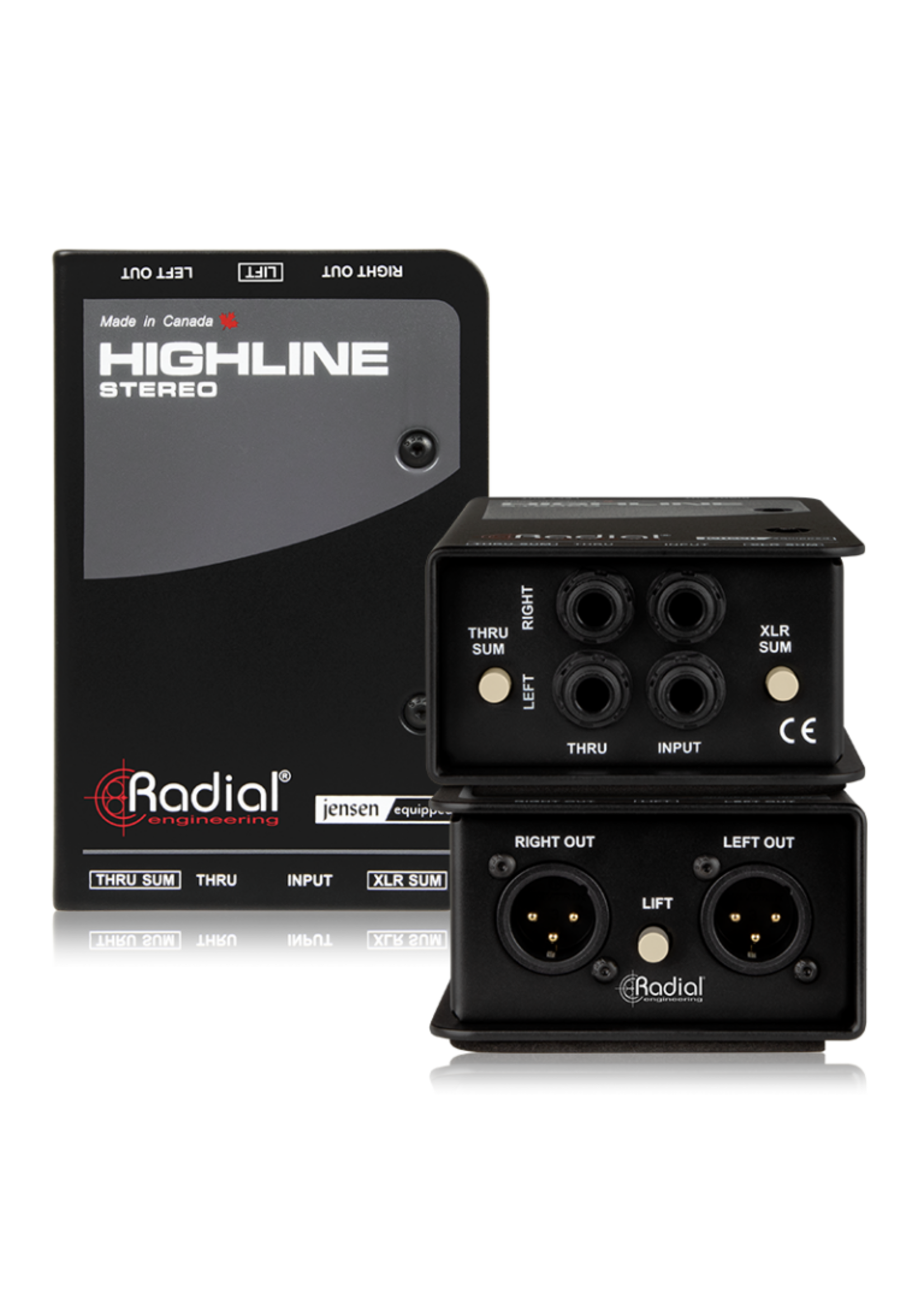 Radial engineering Radial R800153900 Highline Stereo Passive Line Isolator