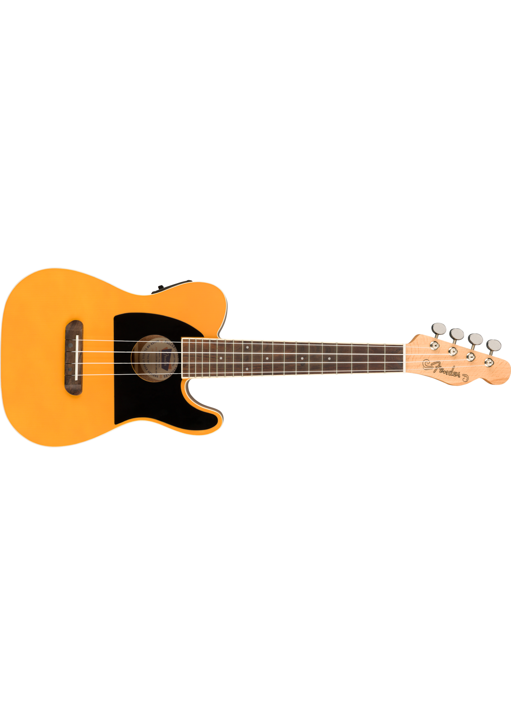 Fender Fender 0971653050 Fullerton Tele Uke, Butterscotch Blonde