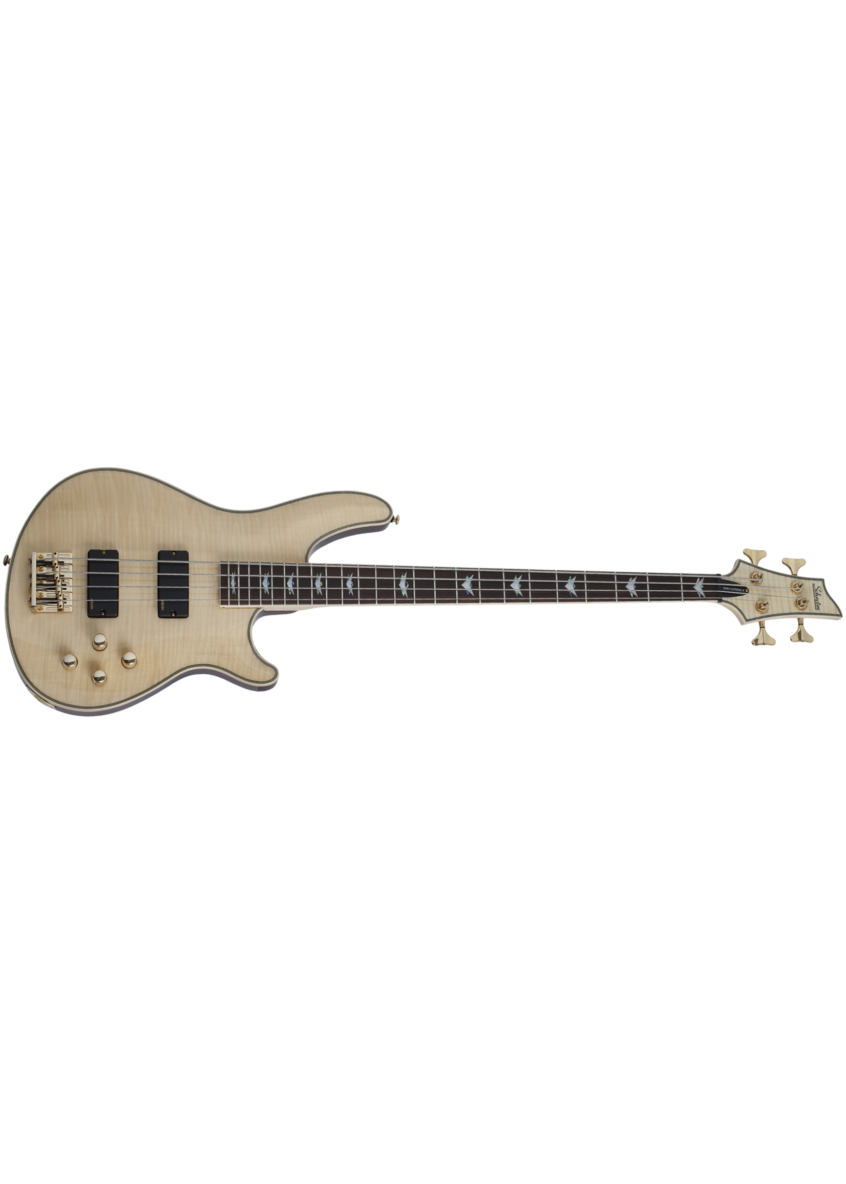 Schecter Schecter 2050 Omen Extreme-4 4-String Bass Guitar, Gloss Natural