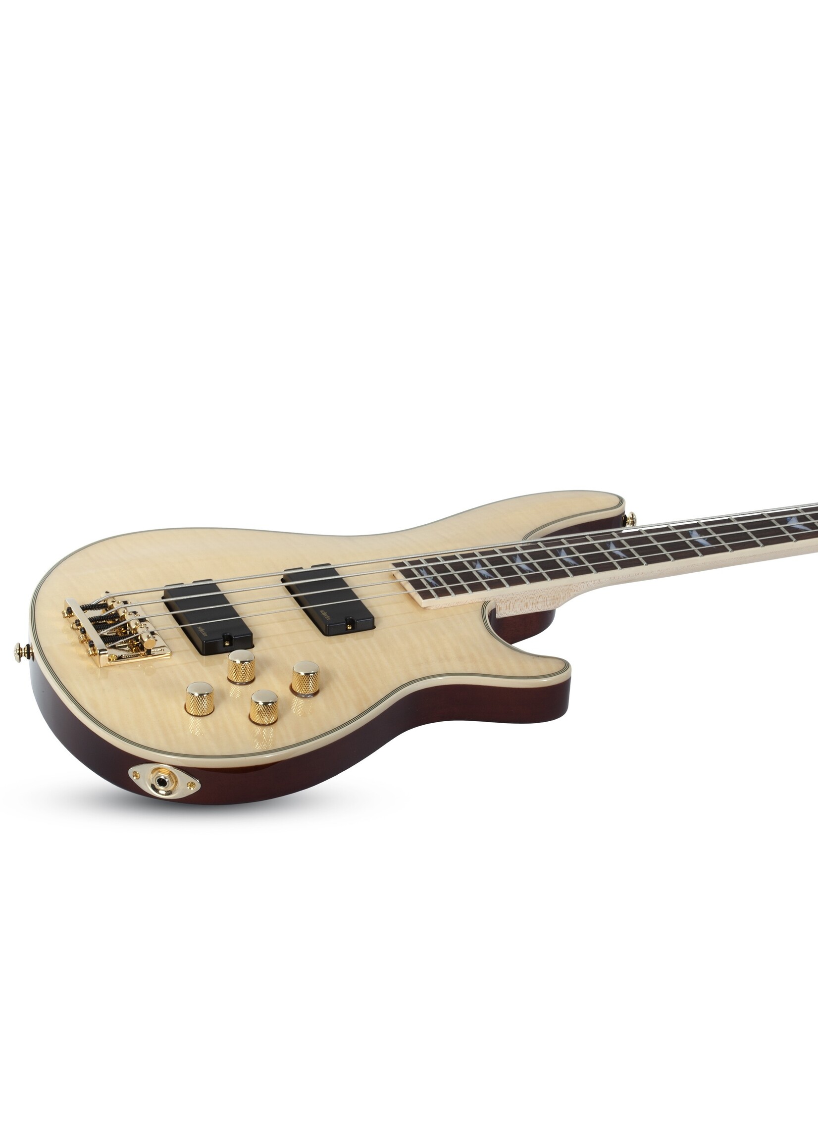 Schecter Schecter 2050 Omen Extreme-4 4-String Bass Guitar, Gloss Natural