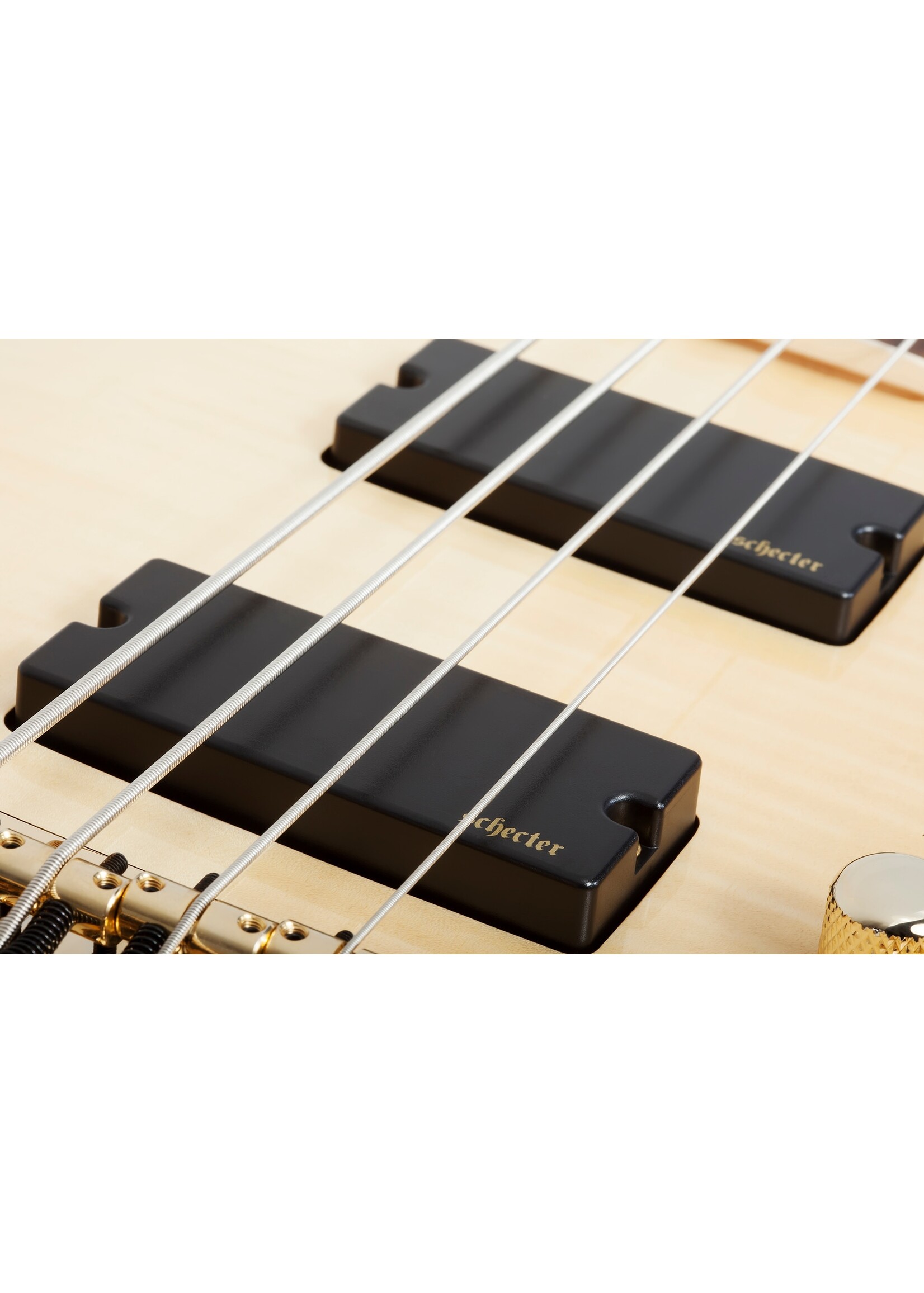 Schecter Schecter 2050 Omen Extreme-4 4-String Bass Guitar, Gloss Natural