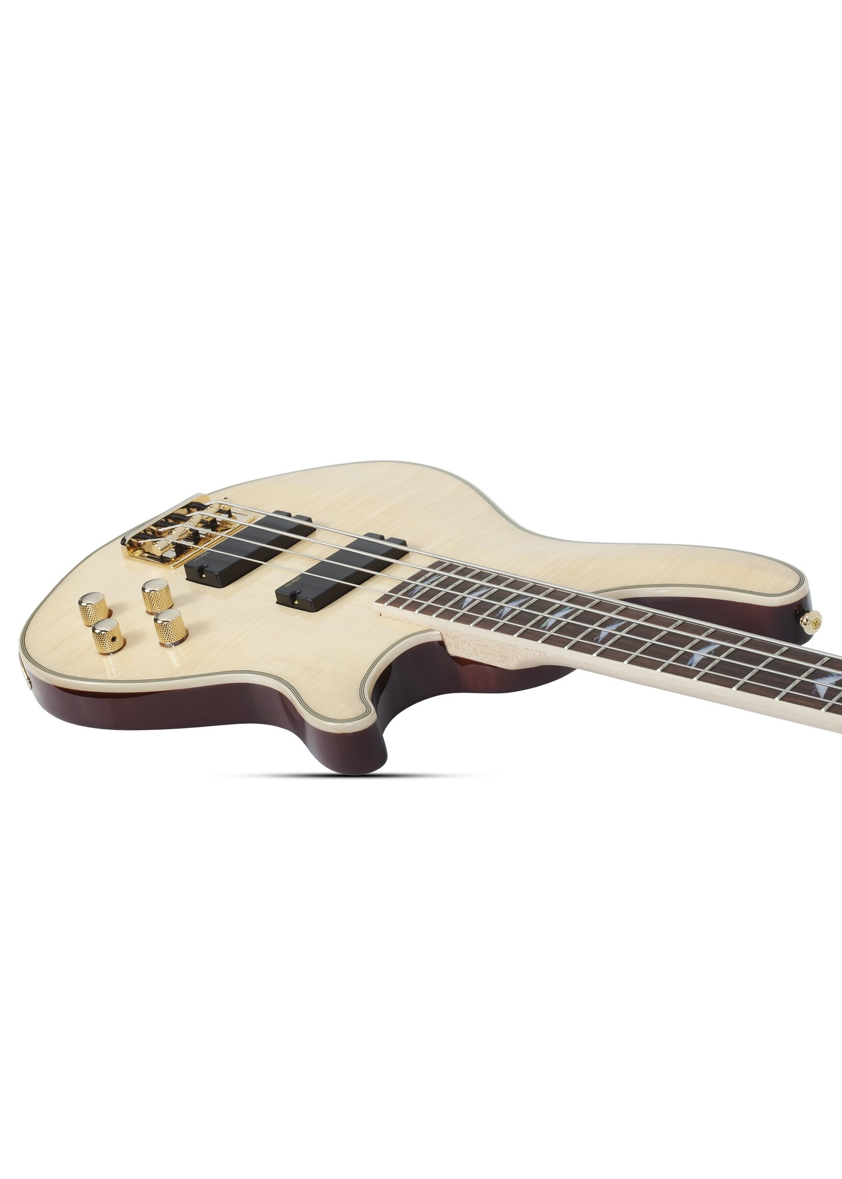 Schecter Schecter 2050 Omen Extreme-4 4-String Bass Guitar, Gloss Natural