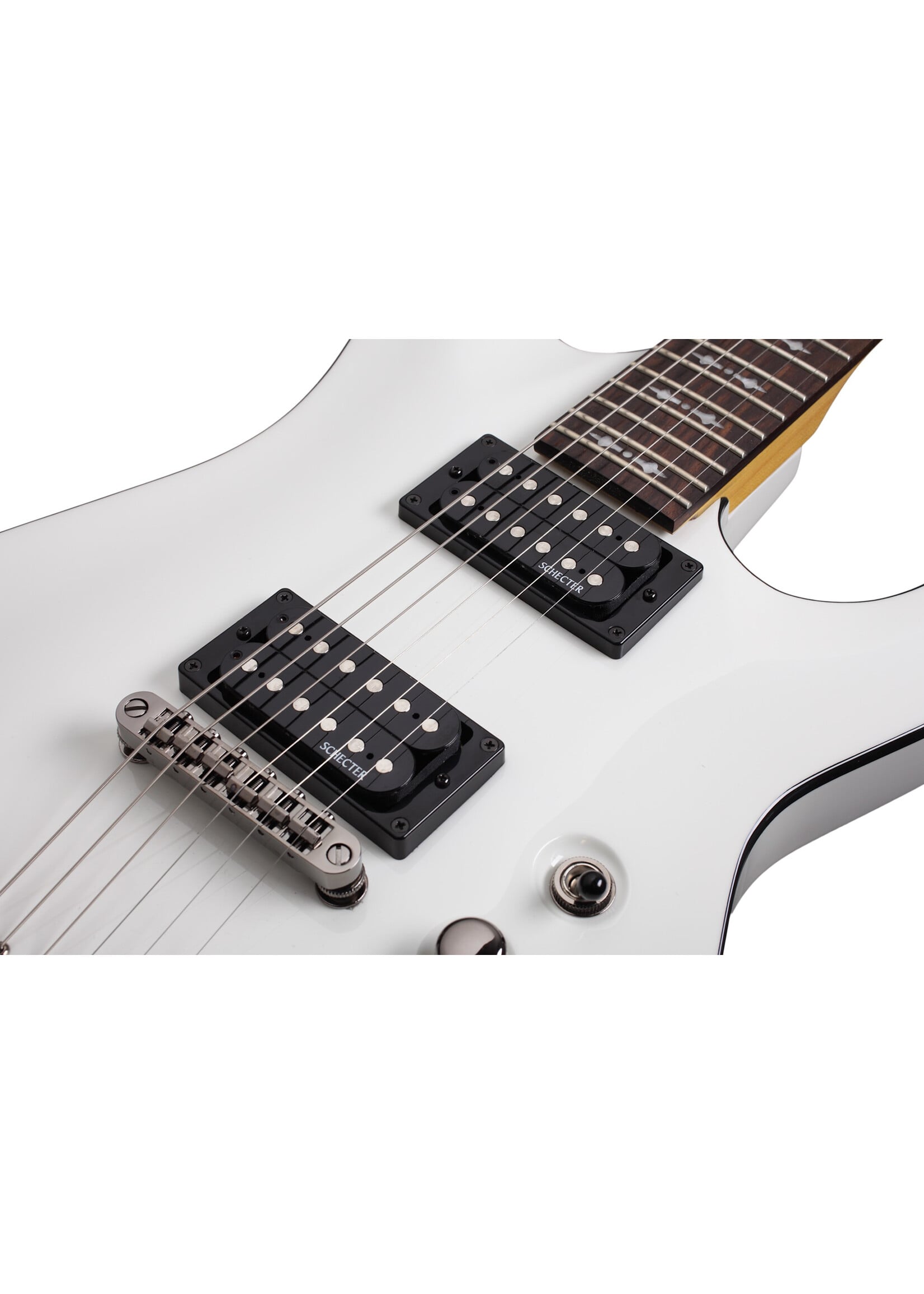 Schecter Schecter 2061 Omen-6 Guitar,  Vintage White (VWHT)
