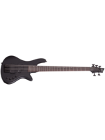 Schecter Schecter 2523 Stiletto Stealth-5 5-String Bass Guitar,  Satin Black