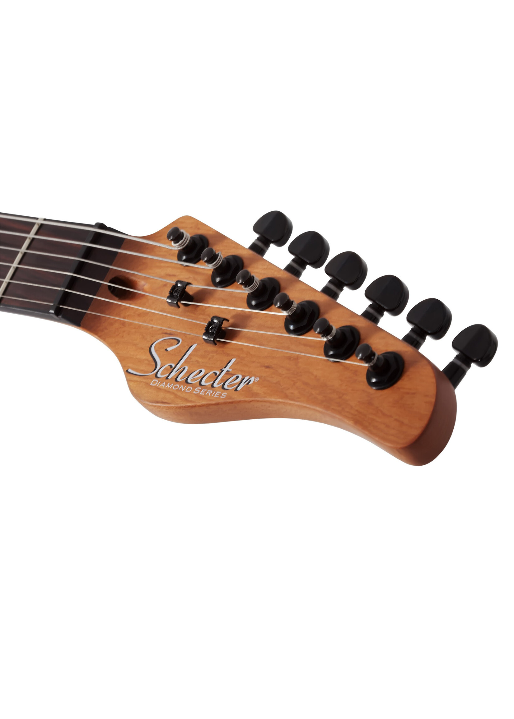 Schecter Schecter 3956 PT Standard Electric Guitar, Purple Burst Burl