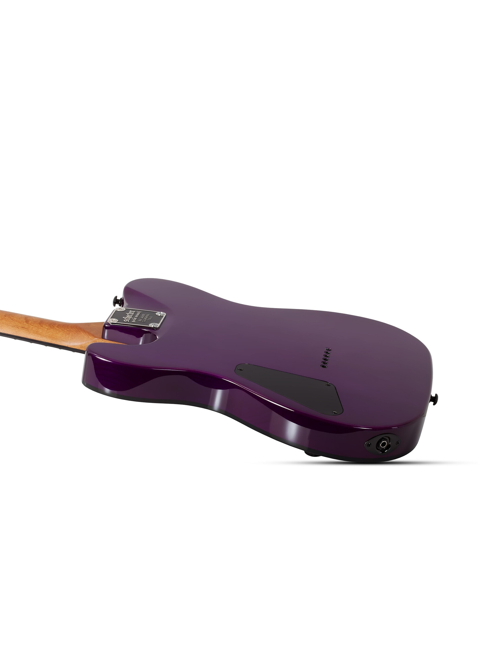 Schecter Schecter 3956 PT Standard Electric Guitar, Purple Burst Burl