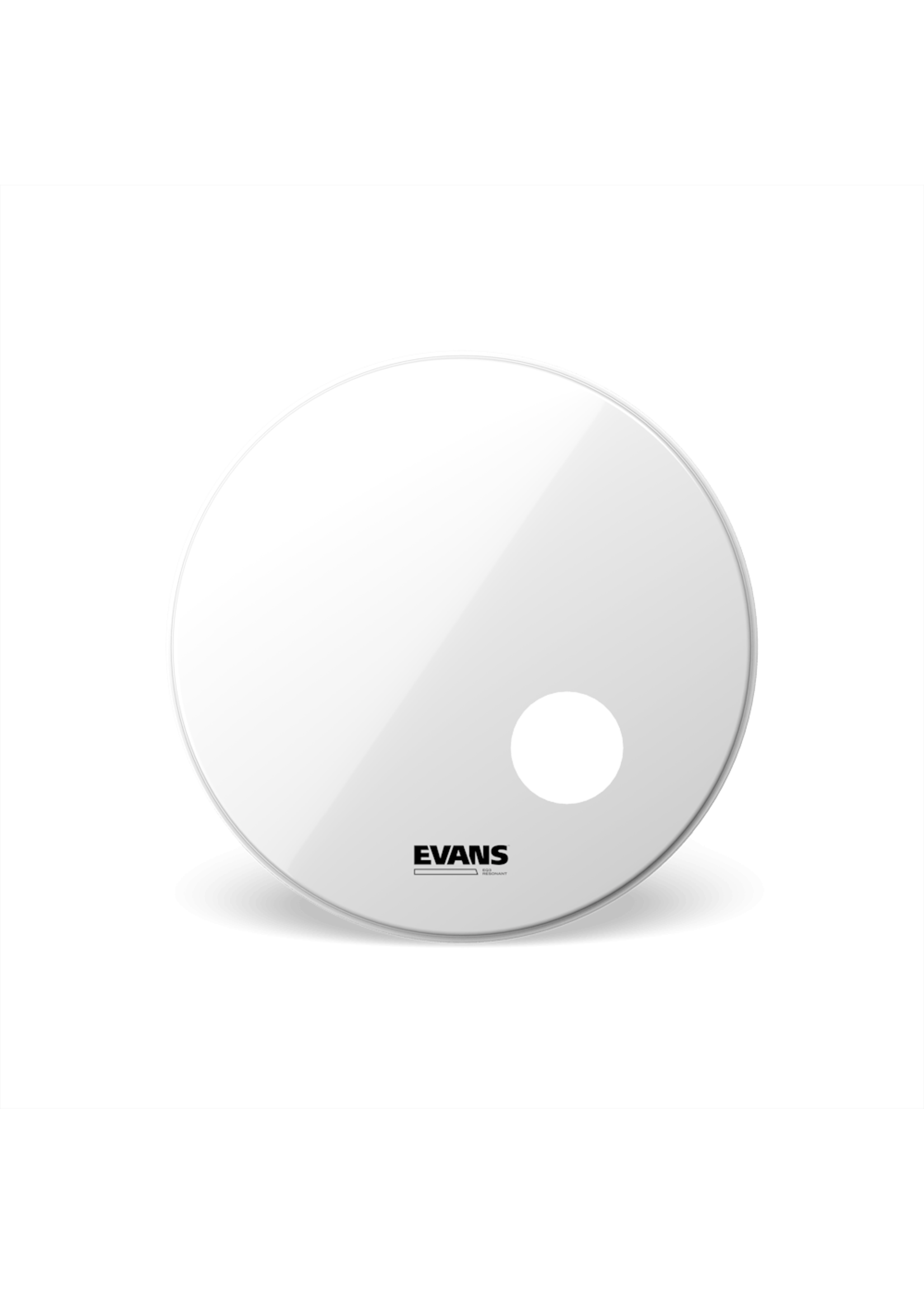 Evans Evans BD22RSW EQ3 RESONANT 22" Smooth White Bass Drumhead
