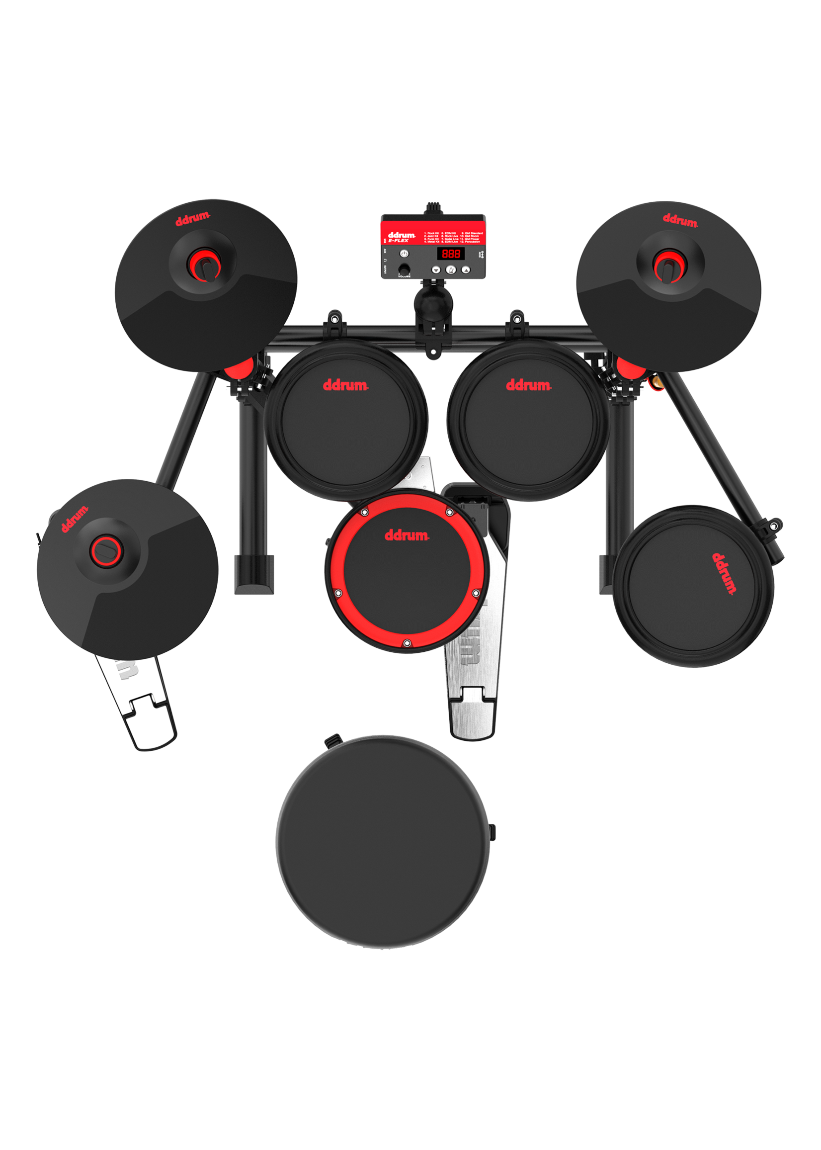DDrum ddrum EFlex Electronic Drum Set with Mesh Drumheads