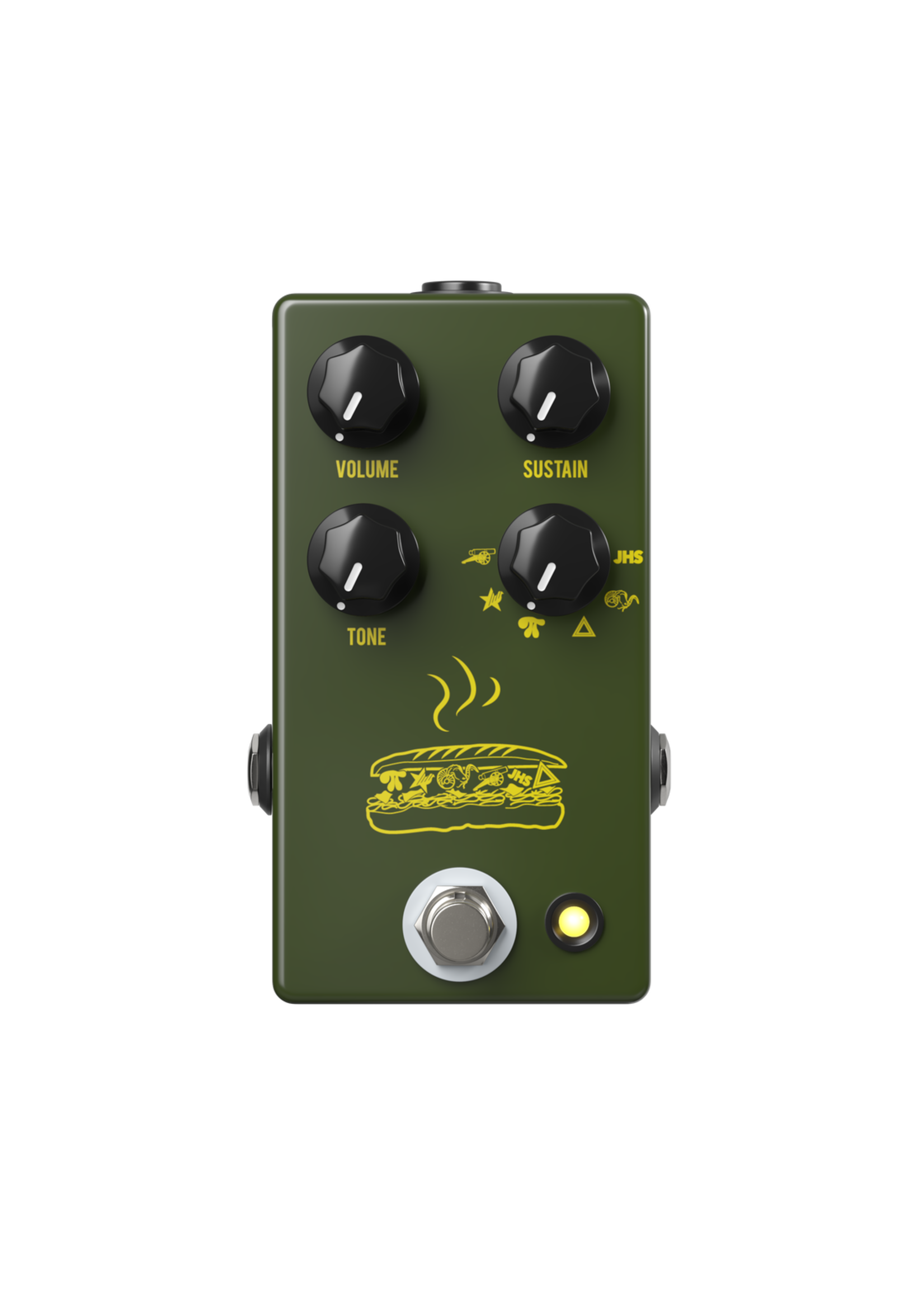 JHS JHS Pedals Muffuletta Fuzz, Army Green Pedal