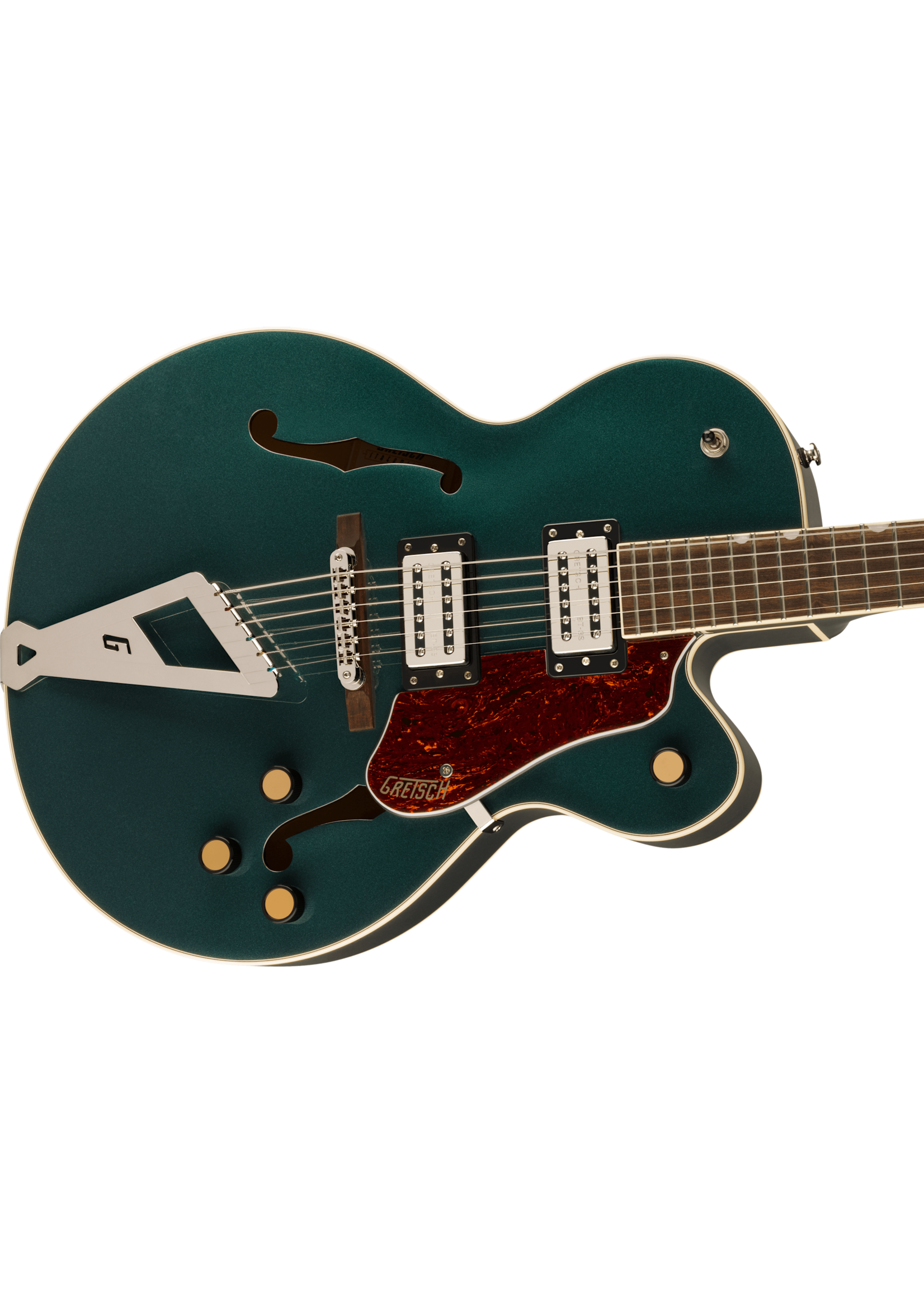 Gretsch Gretsch 2817000546 G2420 Streamliner Hollow Body Chromatic II Tailpiece Guitar Cadillac Green