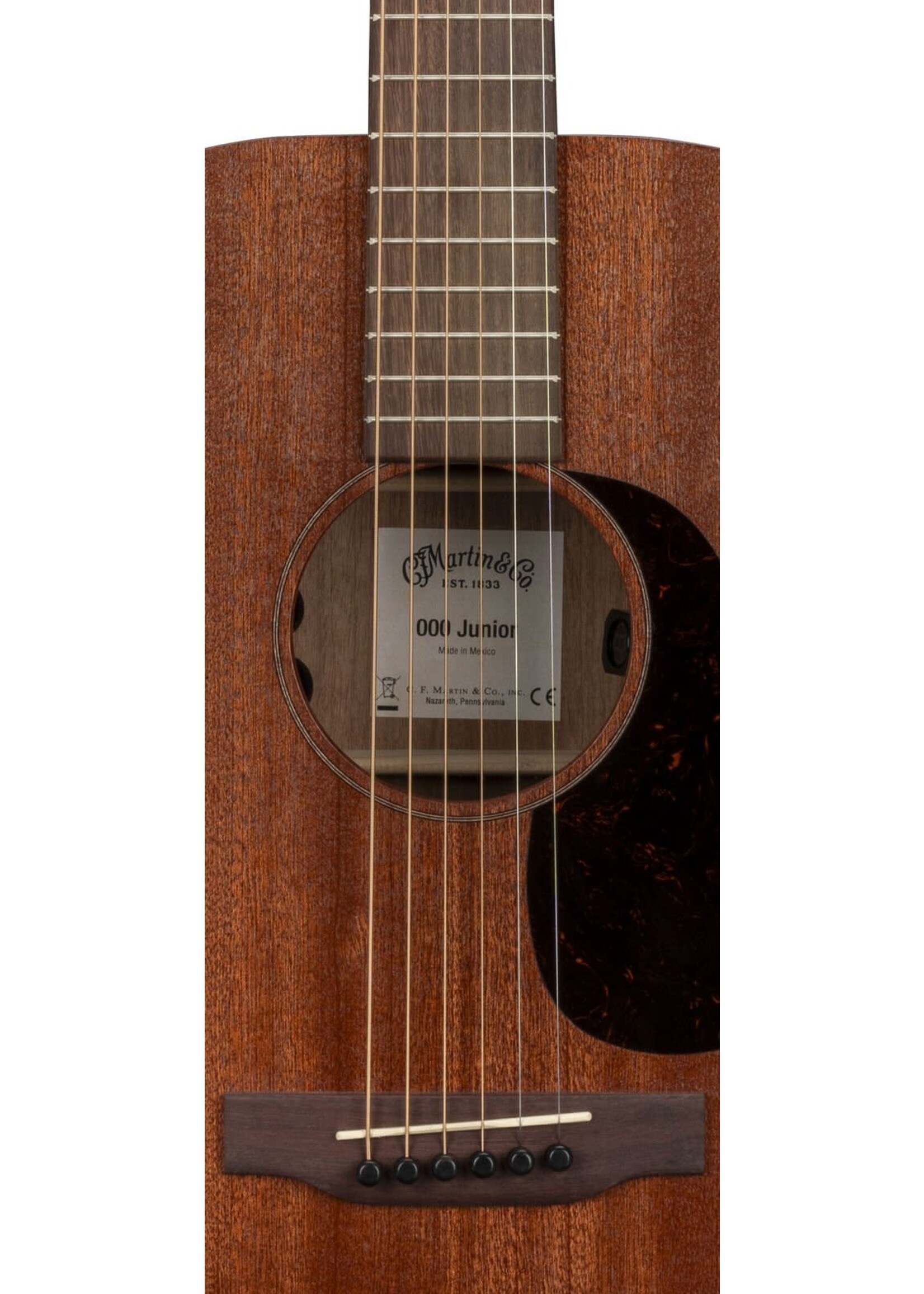 Martin Martin 000 Jr-E Acoustic/Electric Guitar Sap/Sap with Gig Bag