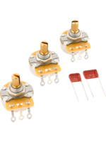 Fender Fender 0990830003 Stratocaster Split Shaft Potentiometer and Capacitor Kit, 3-Pack