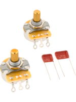 Fender Fender 0990831002 Telecaster Solid Shaft Potentiometer and Capacitor Kit, 2-Pack