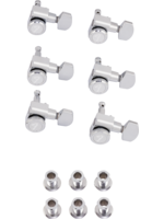 Fender Fender 0990818100 Locking Stratocaster/Telecaster Tuning Machines (Polished Chrome) (6)