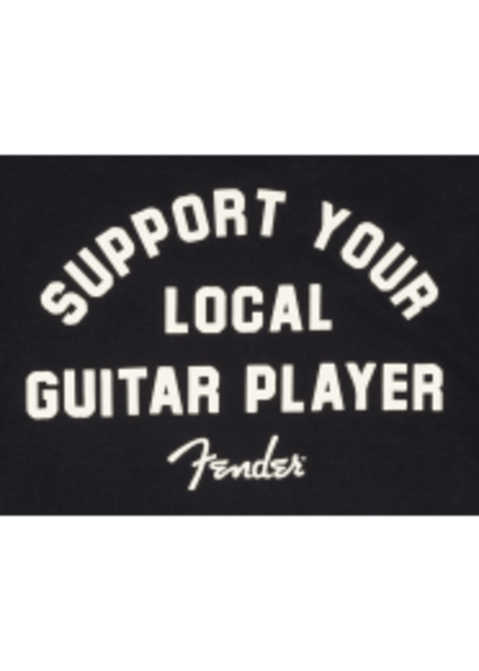 Fender Fender 9193828606 Support Your Local Guitar Player Black T-Shirt XL