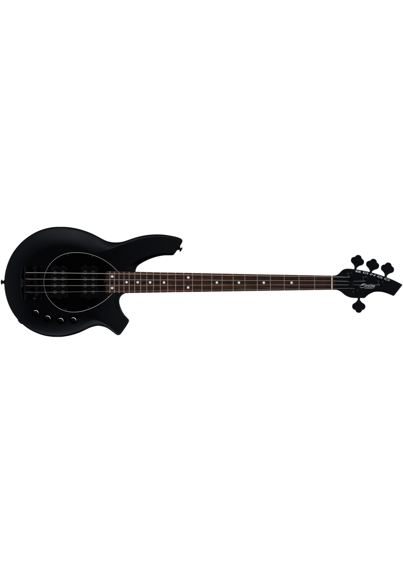 Sterling by Music Man Sterling By Music Man ST-BONGO-SBK-R2 Bongo Bass Guitar Stealth Black