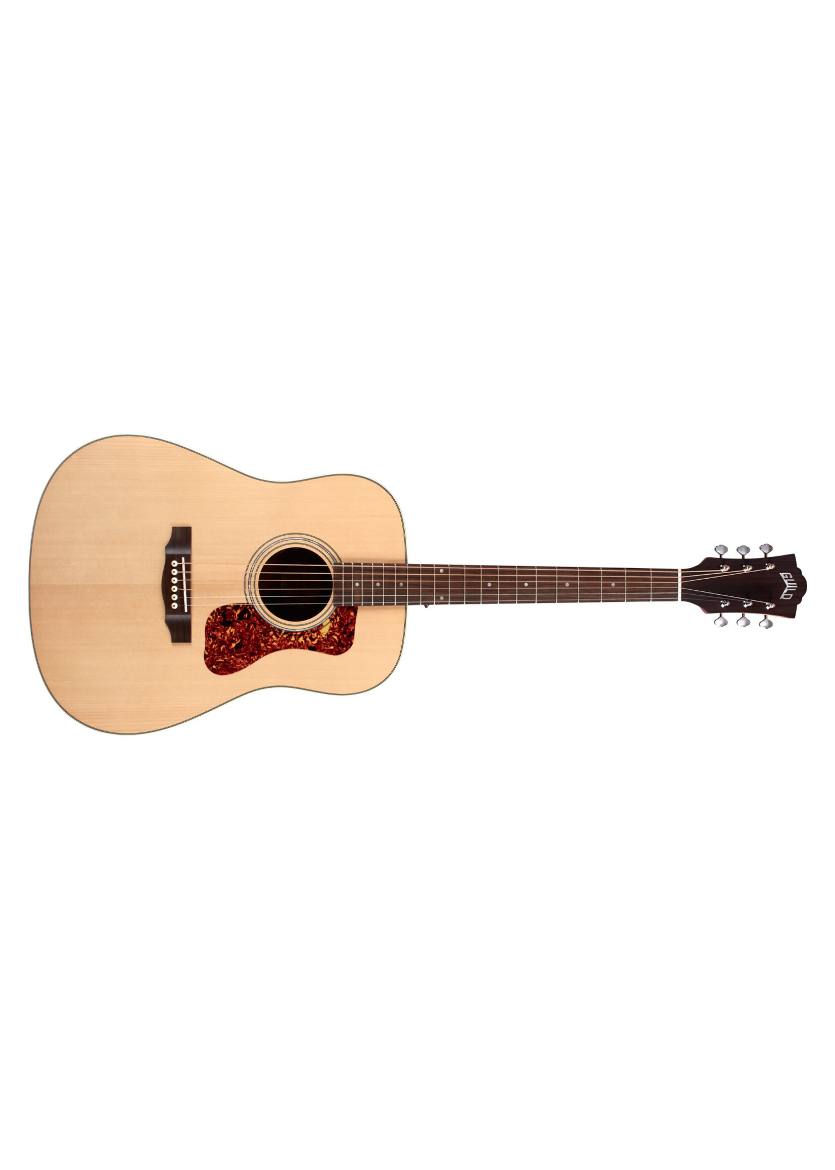 Guild Guild D-240E Archback Solid Top Dreadnought , Natural Satin