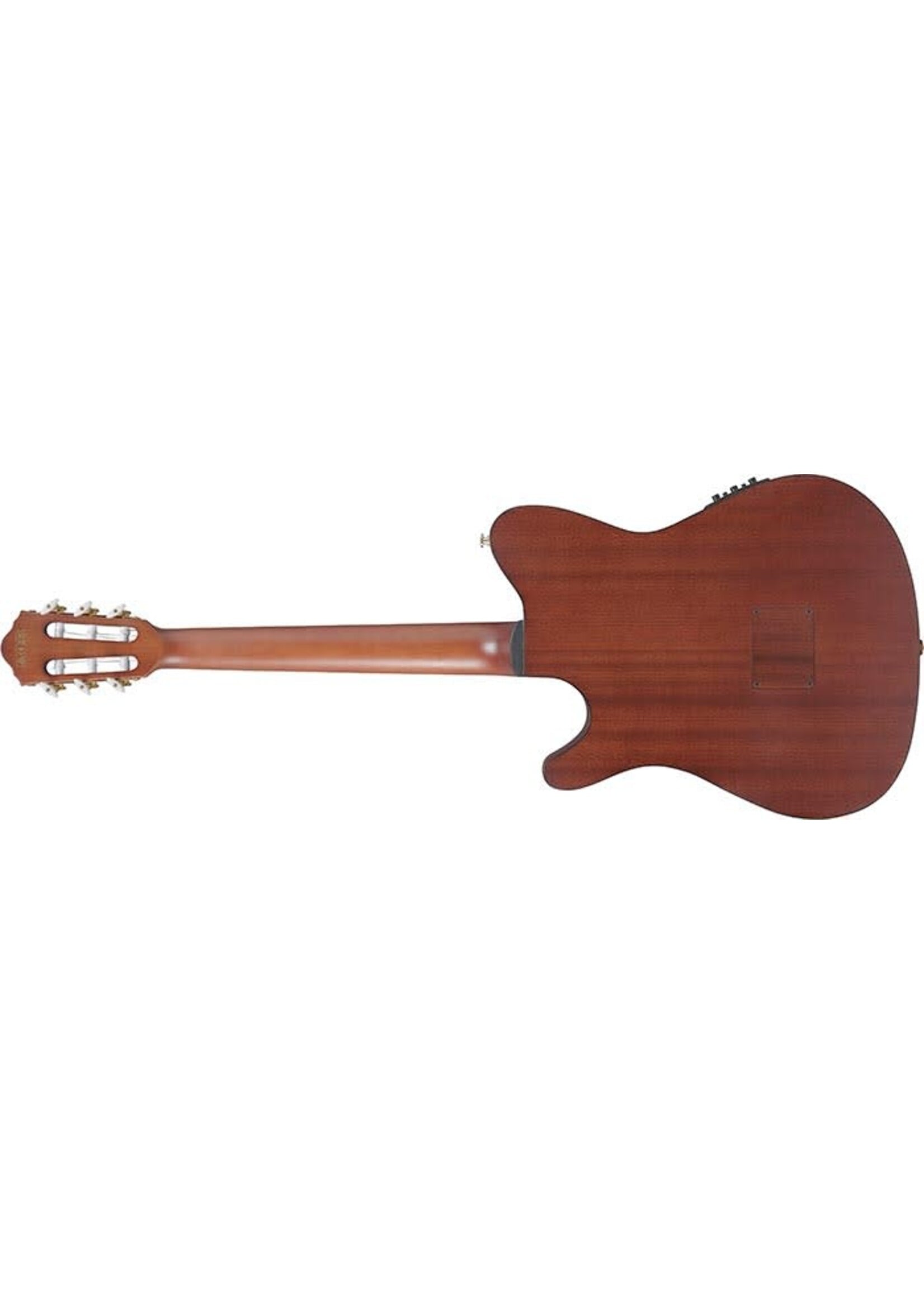 Ibanez Ibanez FRH10NNTF Thinline Nylon Acoustic Electric Guitar, Natural Flat