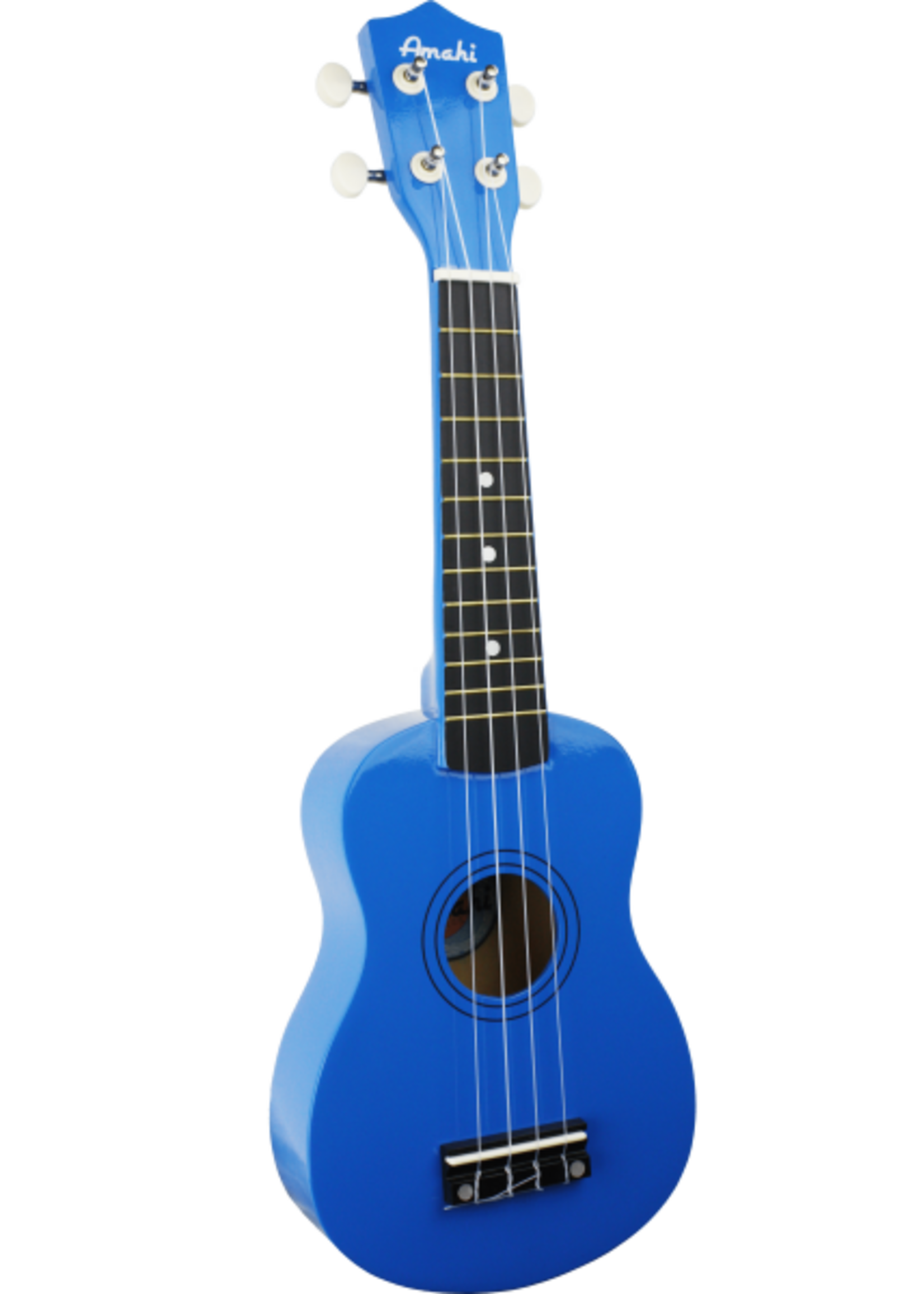 Amahi Amahi Jelly Bean AMUKDB Soprano Ukulele with Bag - Blueberry