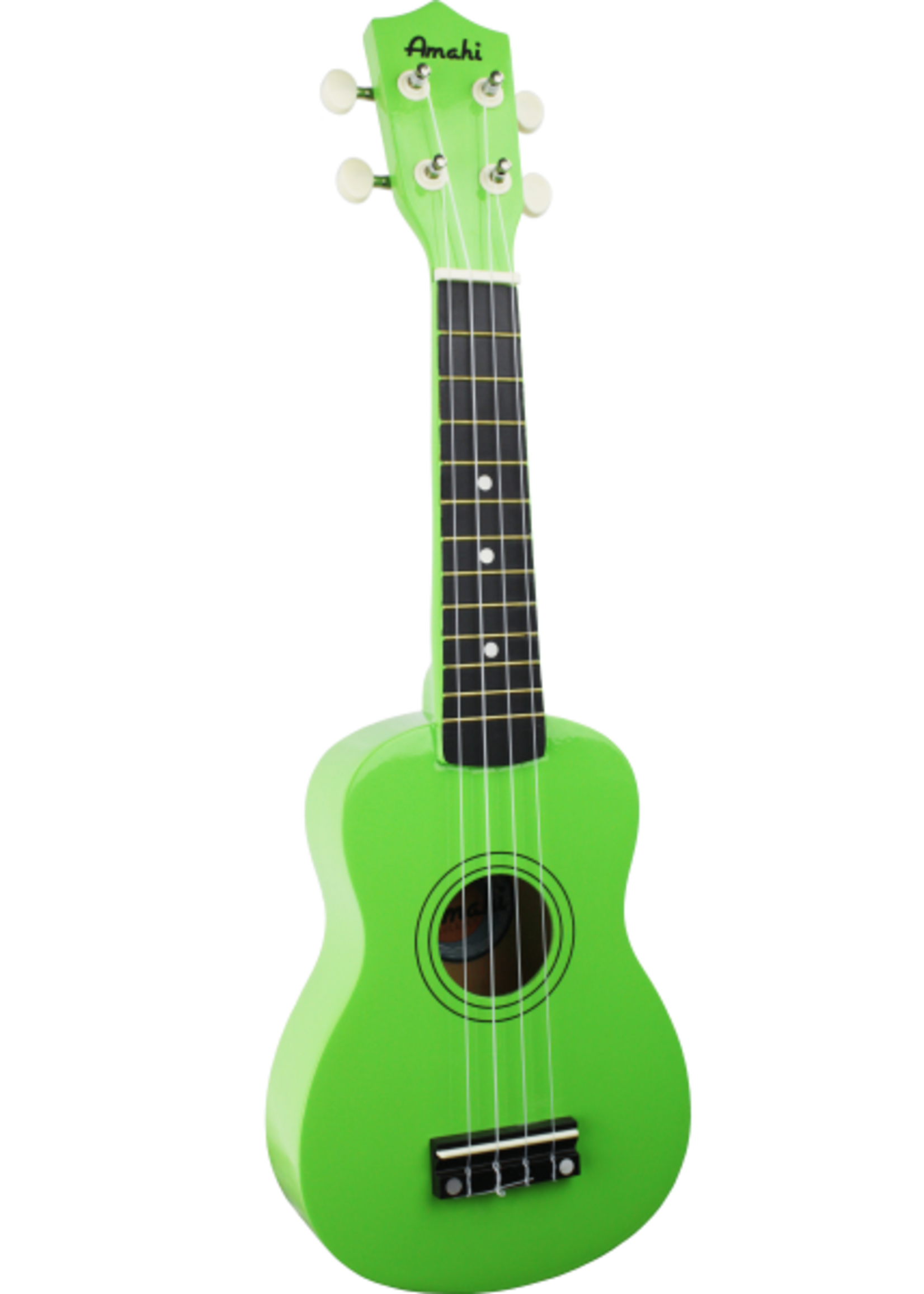 Amahi Amahi Jelly Bean AMUKLG Soprano Ukulele with Bag - Sour Apple