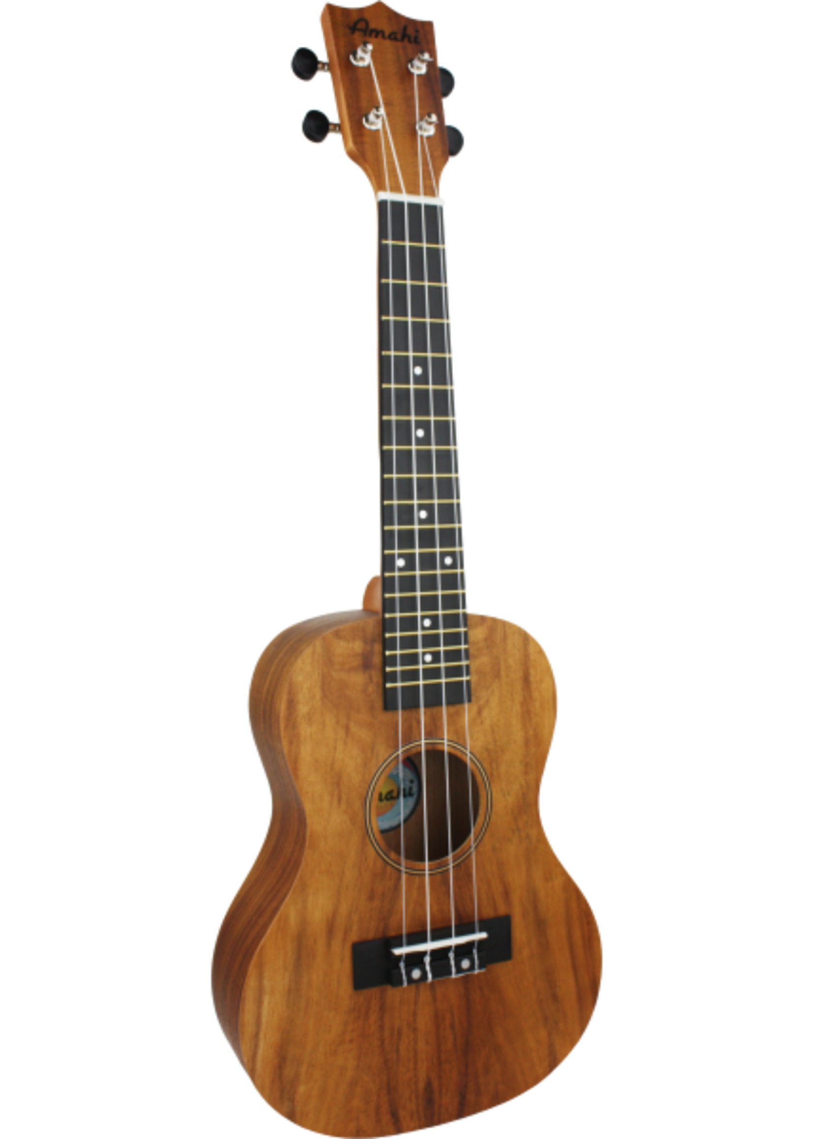 Amahi Amahi UKH-KOAC Flamed Koa Ukulele Concert Size