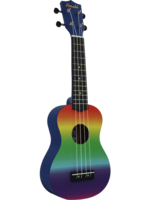 Amahi Amahi DDUK1 Ukulele with Gradient Rainbow design