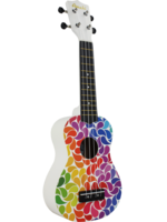 Amahi Amahi DDUK3 Soprano Ukulele Rainbow Flower Tropical Series