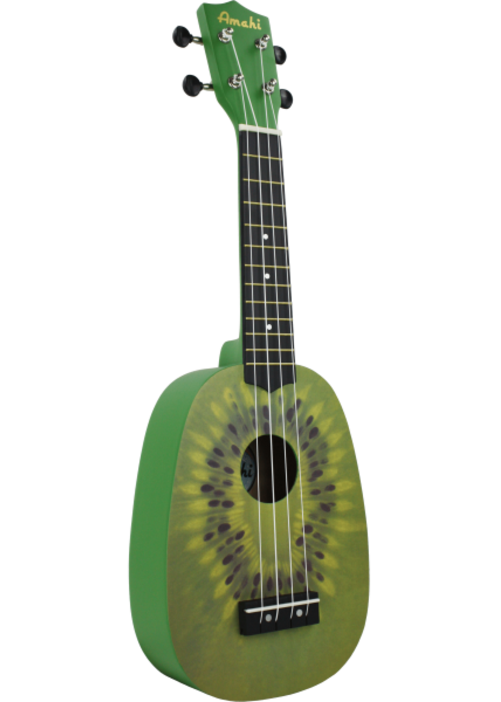 Amahi Amahi DDUK15 Soprano Ukulele Kiwi Design Tropical Series