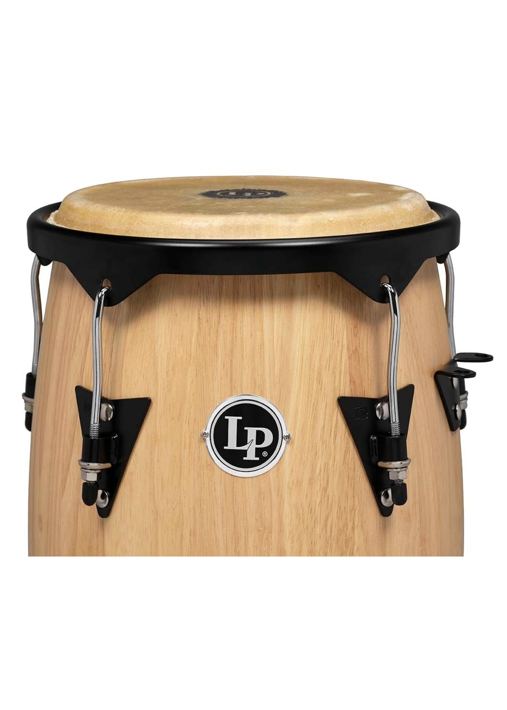 Latin Percussion Latin Percussion  LP646NY-AW City Series Conga Set with Double Stand - Natural Gloss