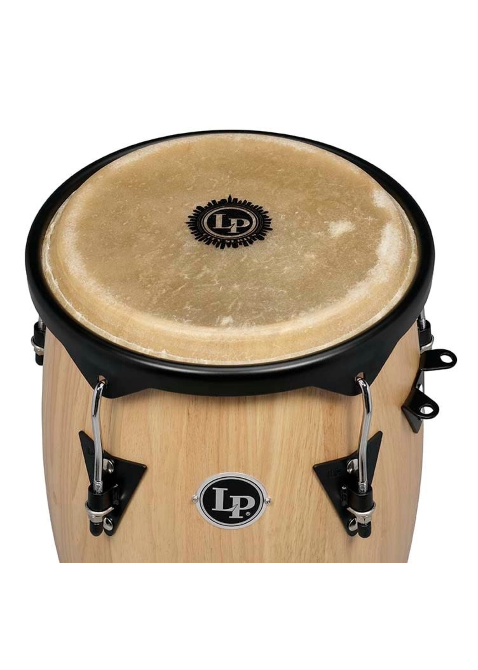 Latin Percussion Latin Percussion  LP646NY-AW City Series Conga Set with Double Stand - Natural Gloss
