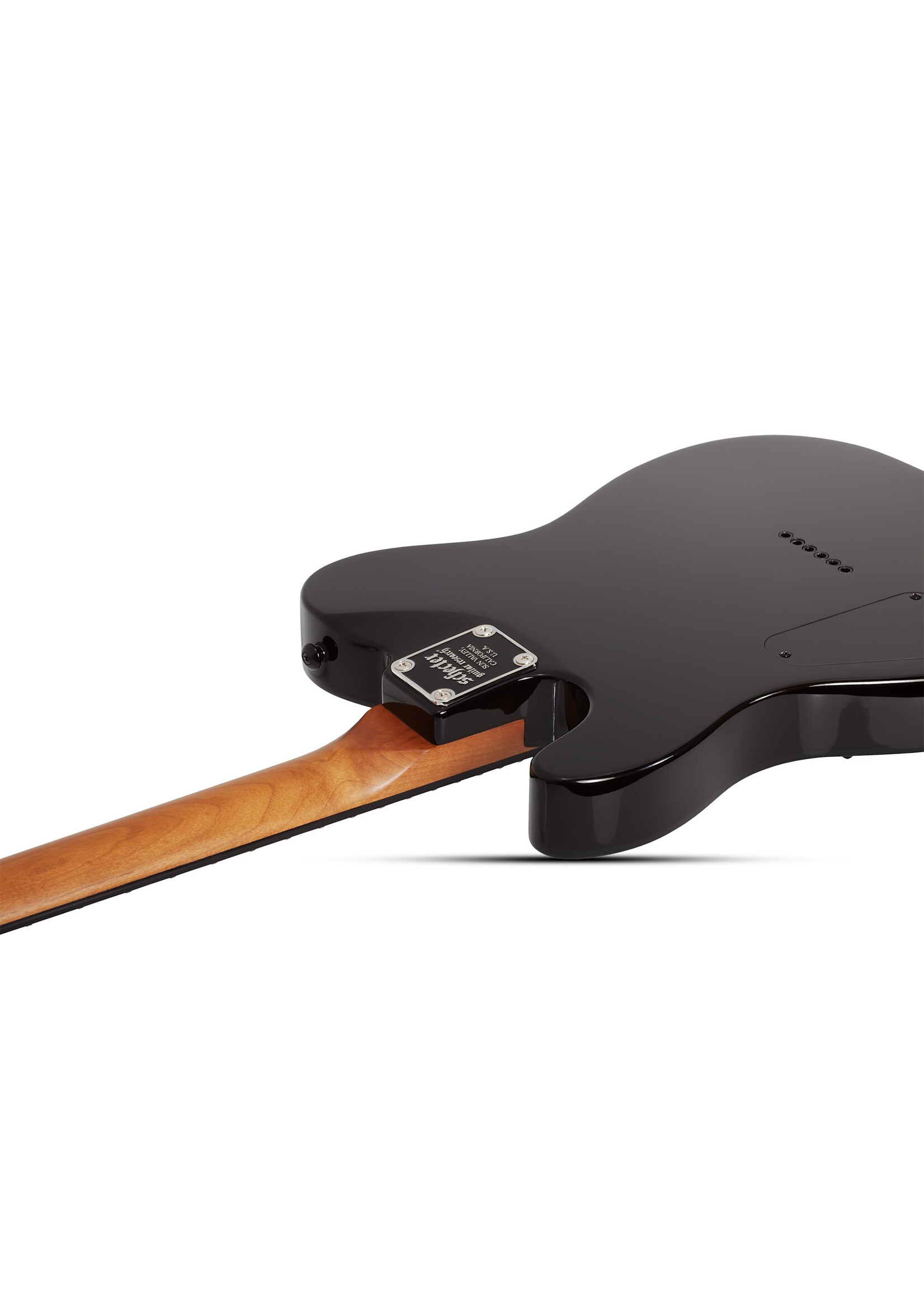Schecter Schecter 3955 PT Standard Electric Guitar, Black Fade Burst Burl