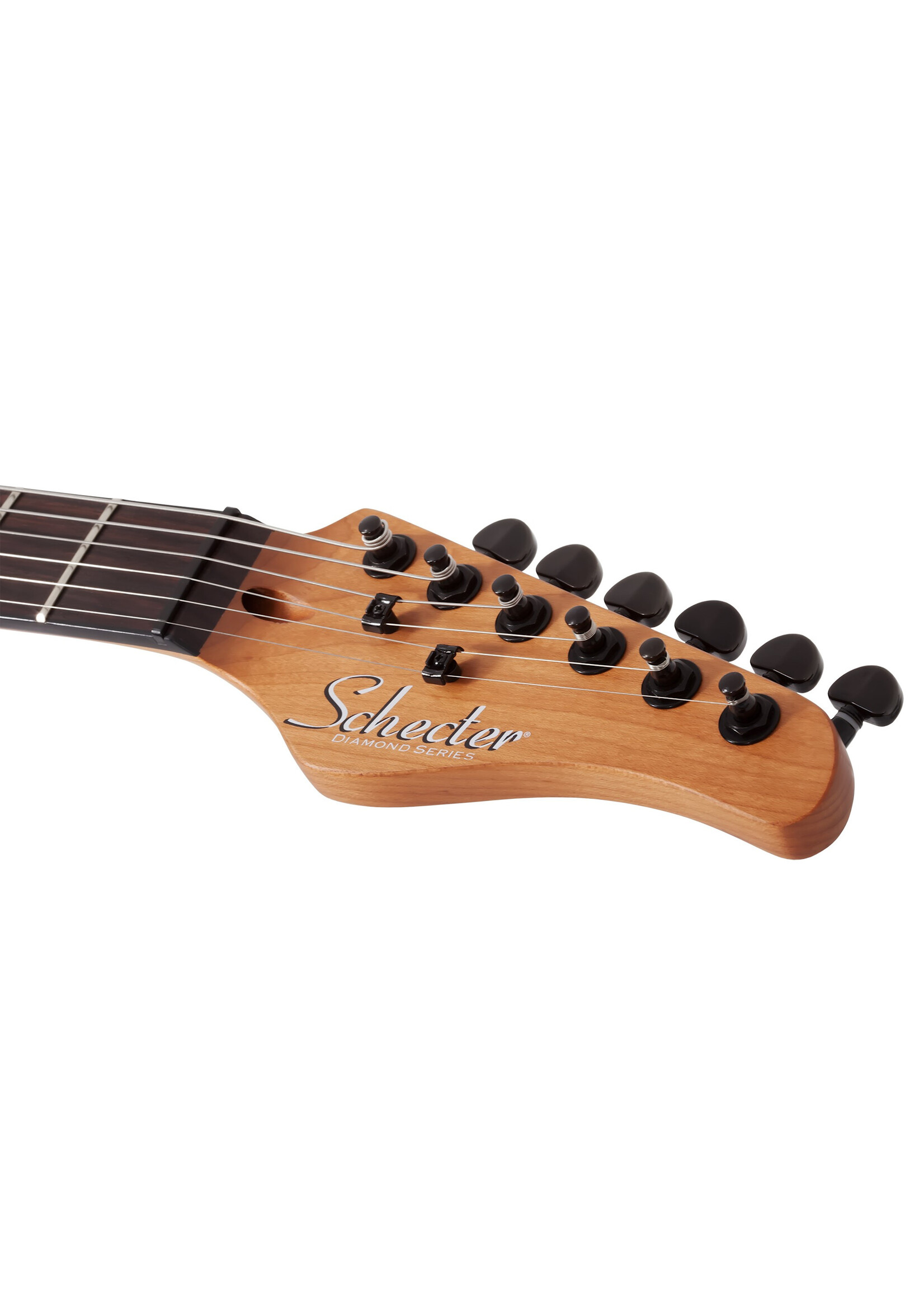 Schecter Schecter 3955 PT Standard Electric Guitar, Black Fade Burst Burl