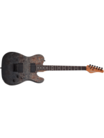 Schecter Schecter 3955 PT Standard Electric Guitar, Black Fade Burst Burl