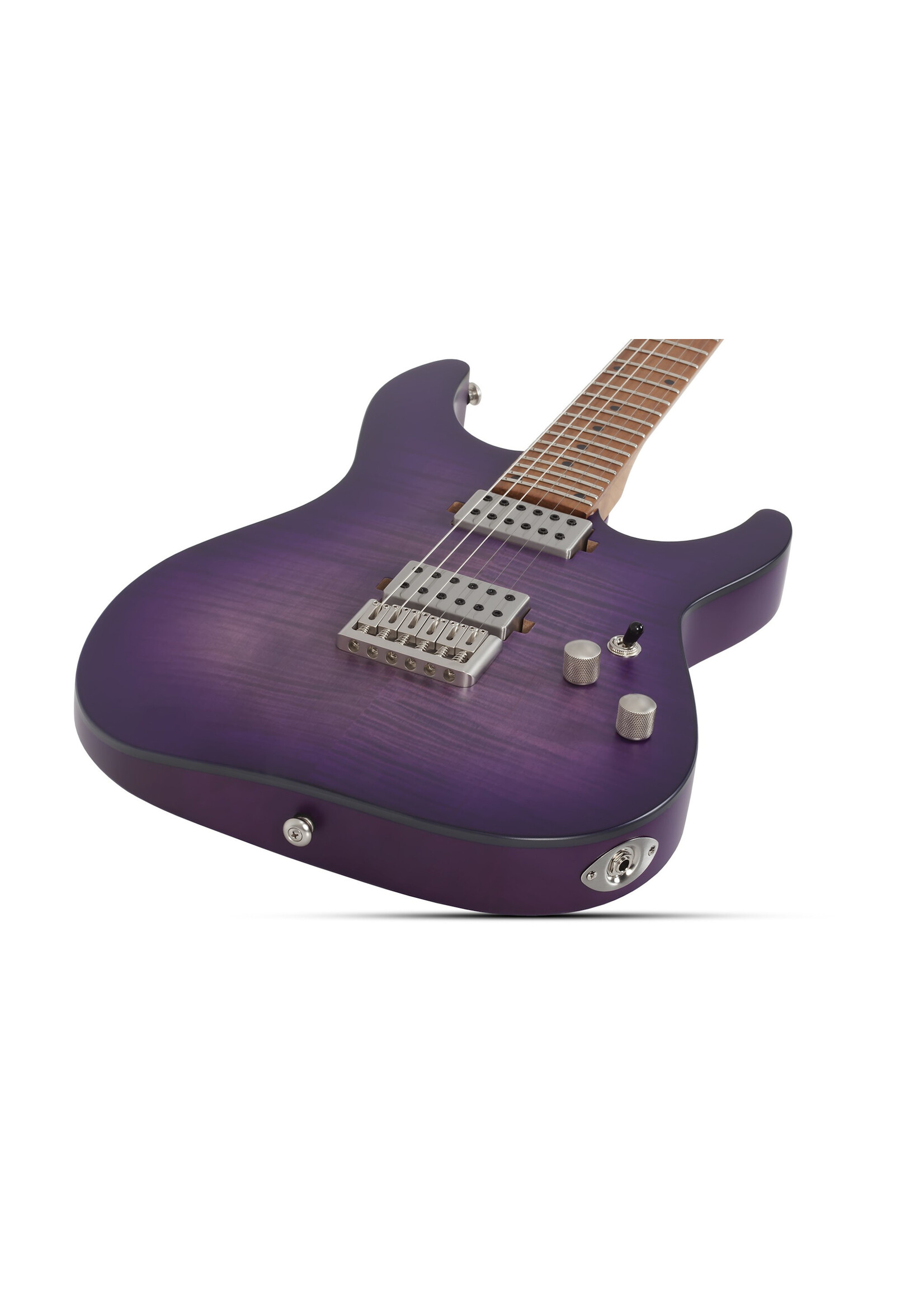 Schecter Schecter 3935 C-1 Standard Plus Electric Guitar, Transparent Purple Burst