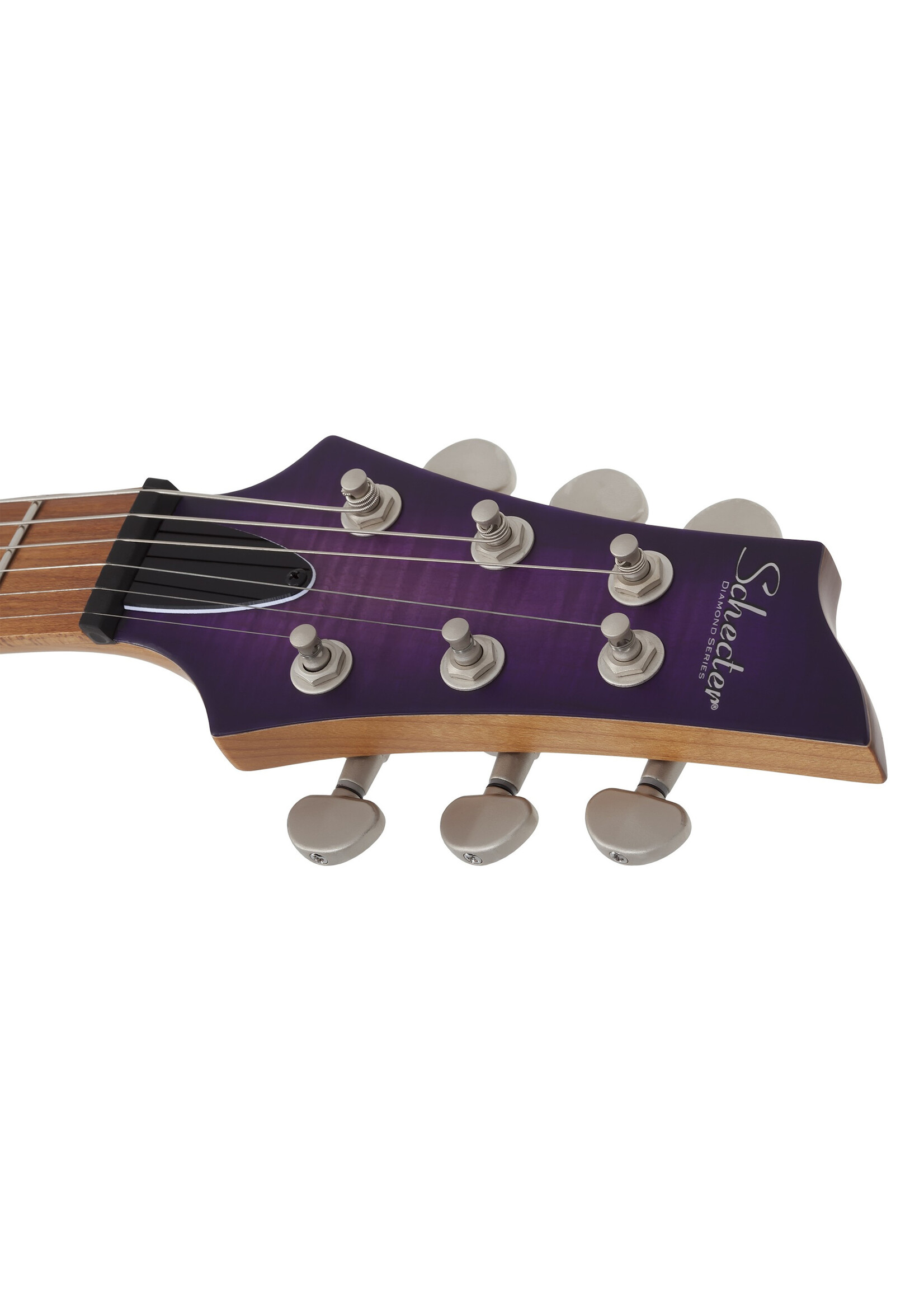 Schecter Schecter 3935 C-1 Standard Plus Electric Guitar, Transparent Purple Burst
