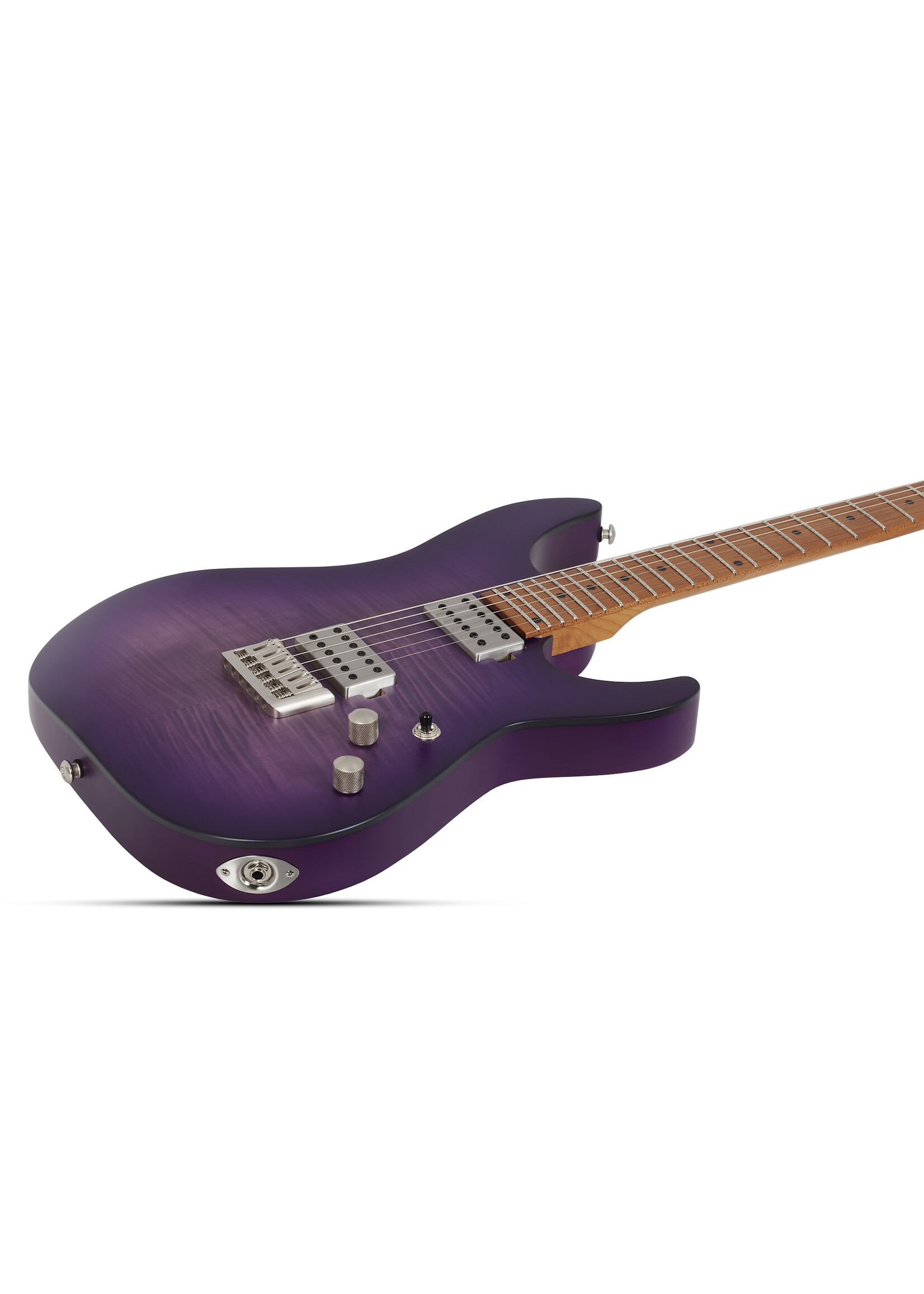 Schecter Schecter 3935 C-1 Standard Plus Electric Guitar, Transparent Purple Burst